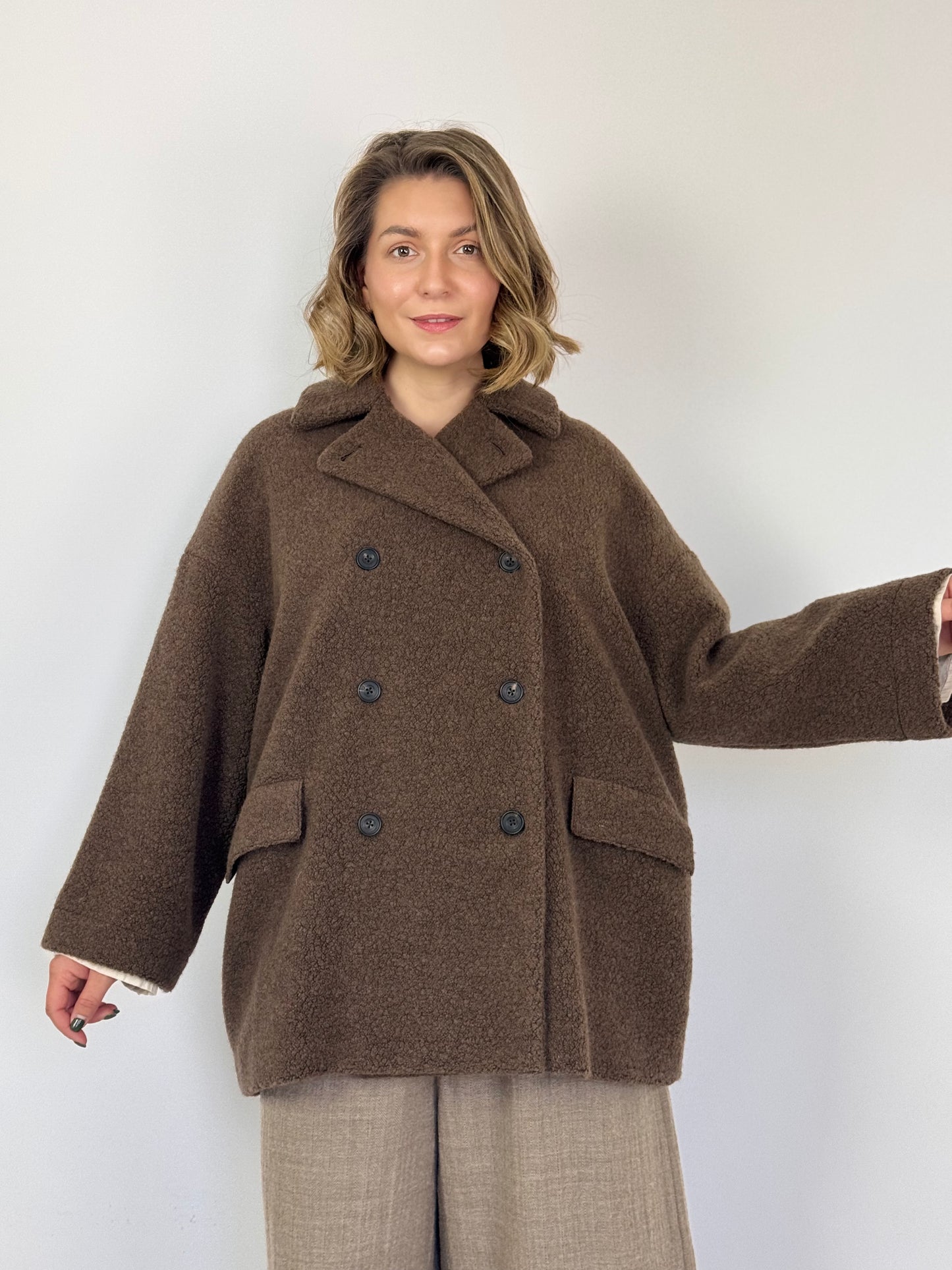 Maison de Soil 451 Overcoat Mocha