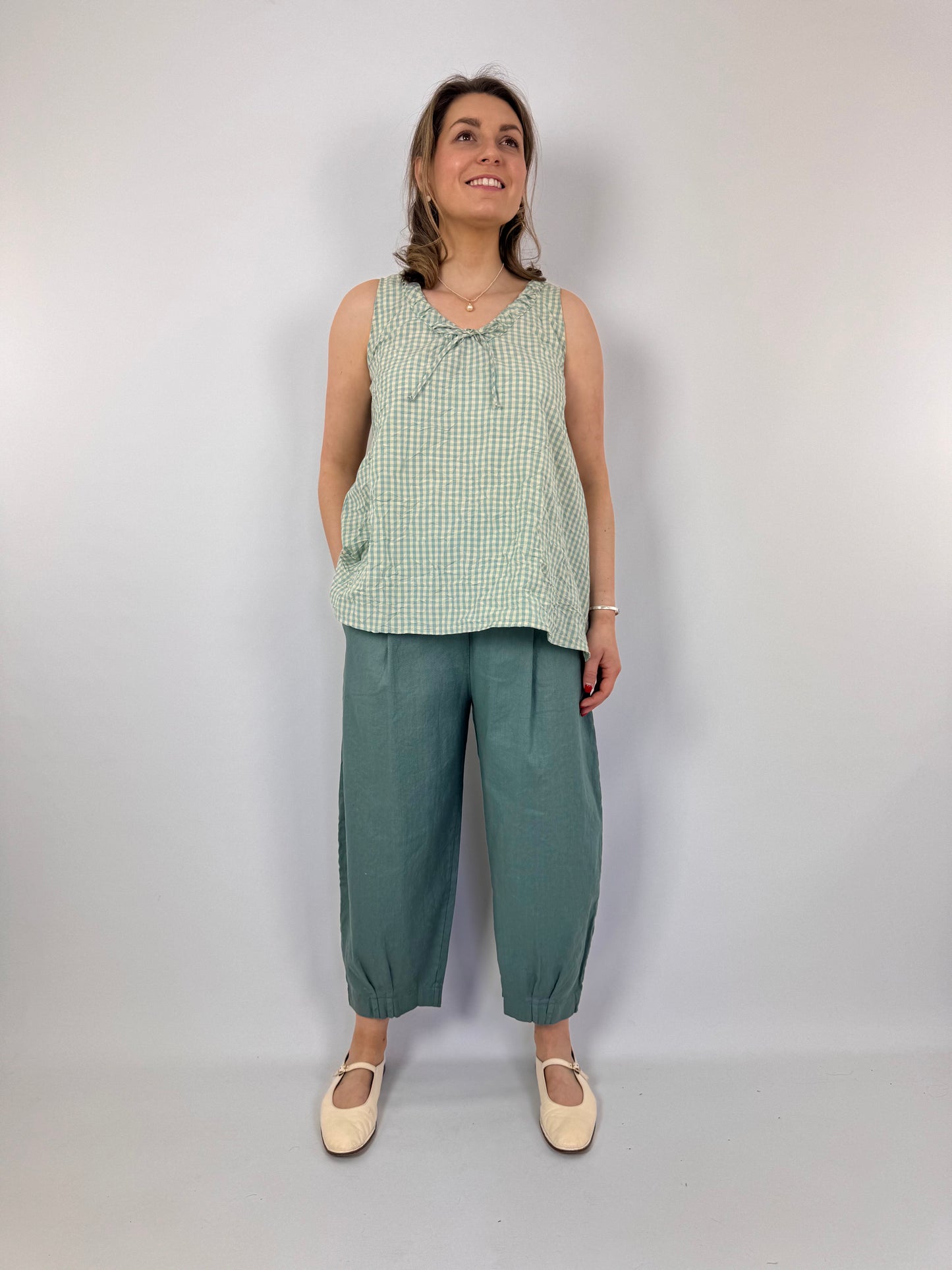 Mama b Bianco D Trousers Lago