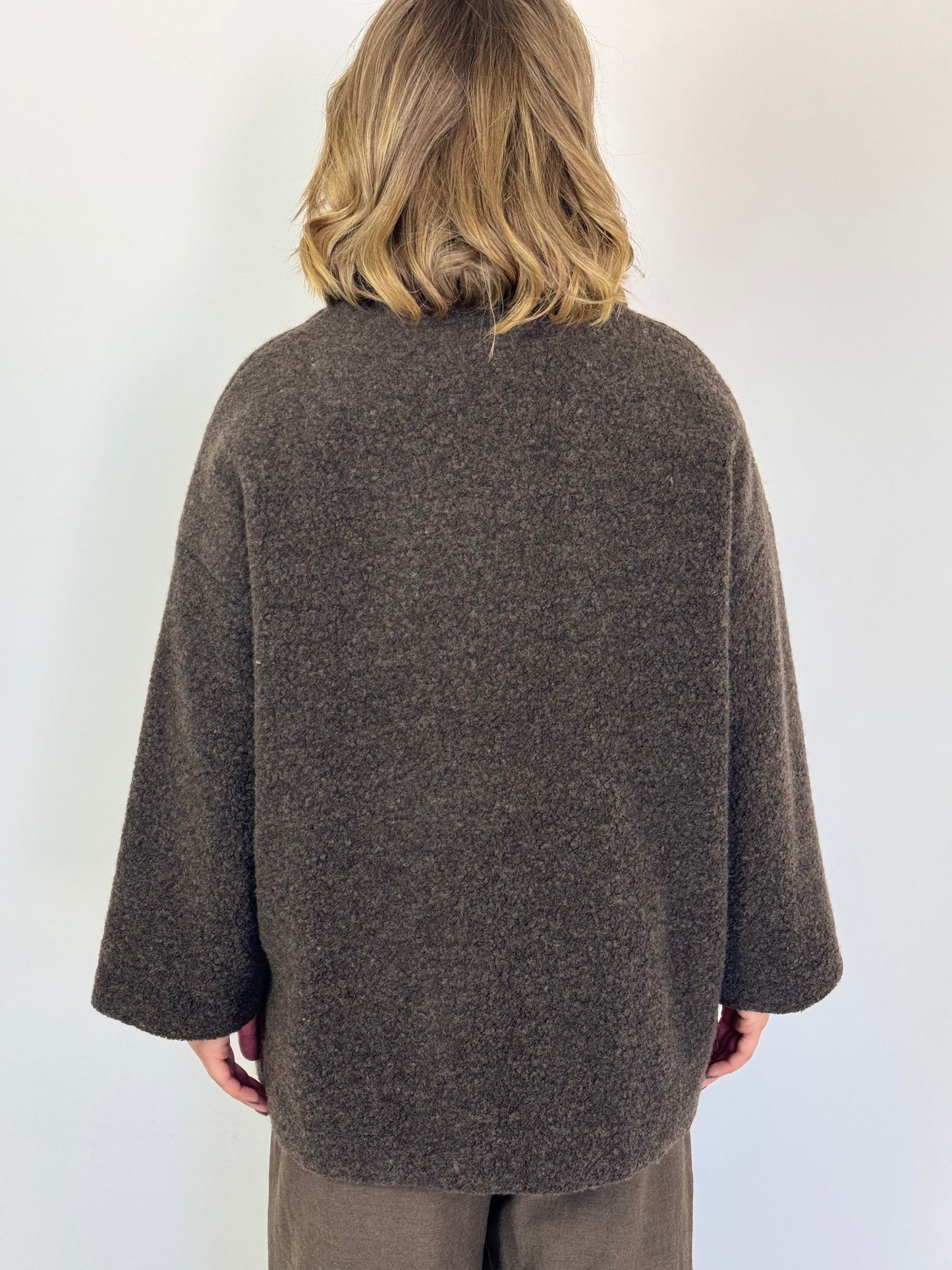 Maison de Soil 451 Overcoat Dark Brown