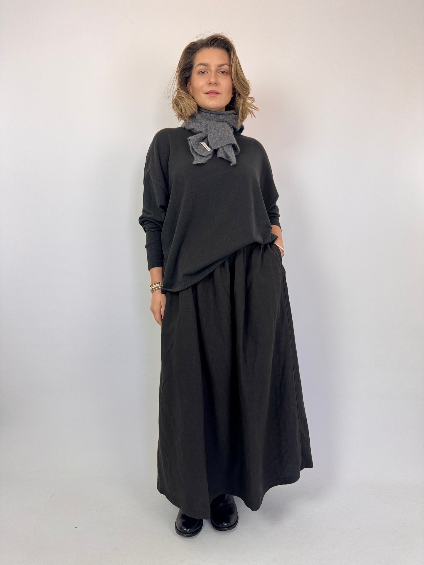 Ichi Antiquities 303 Skirt Black