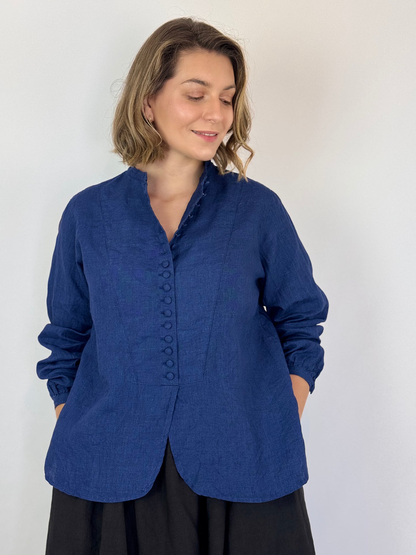 Ichi Antiquities 313 Shirt Indigo
