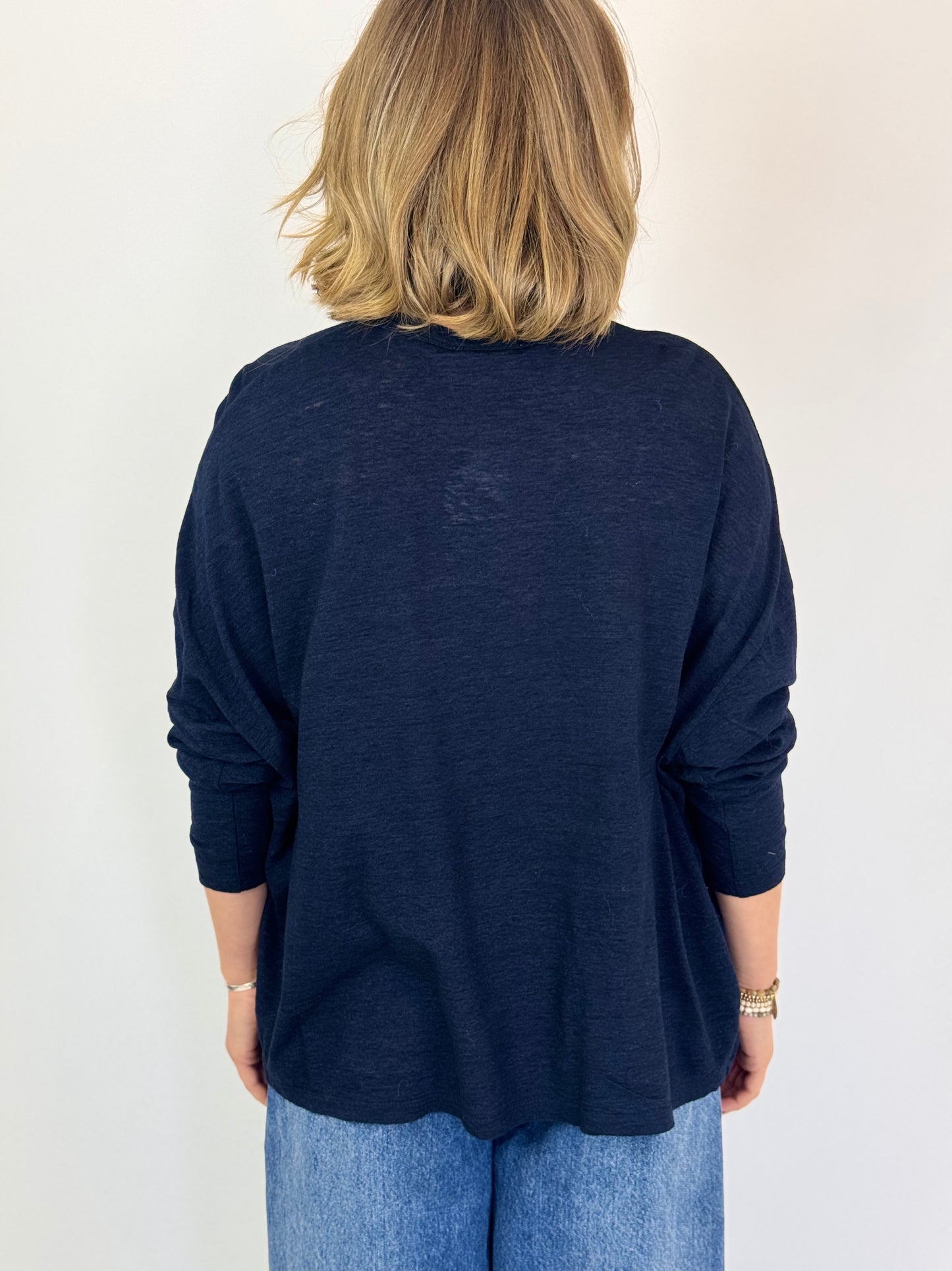 Ichi Antiquities 346 Jumper Navy