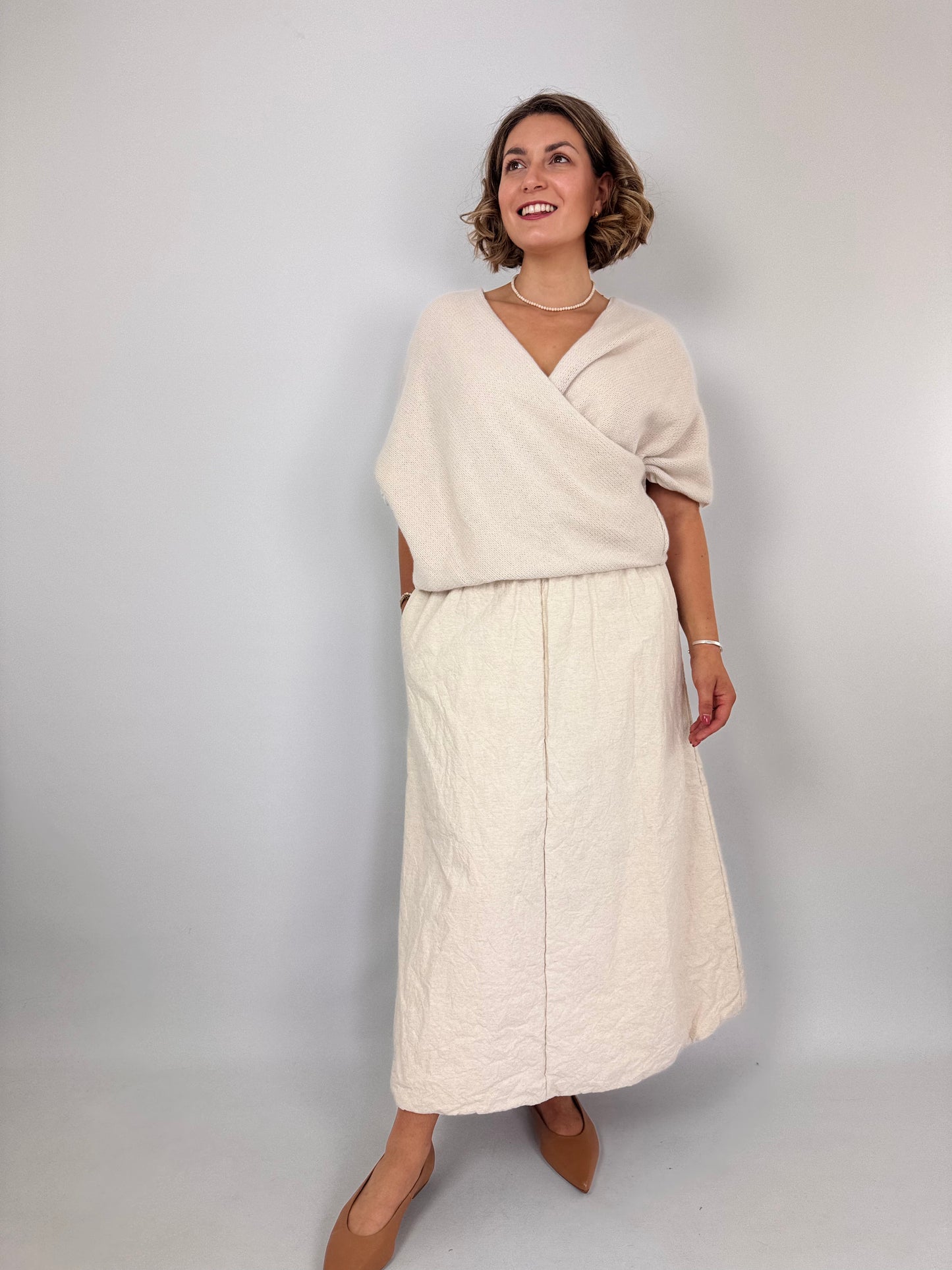 Elsa Esturgie Omega Jumper Ecru