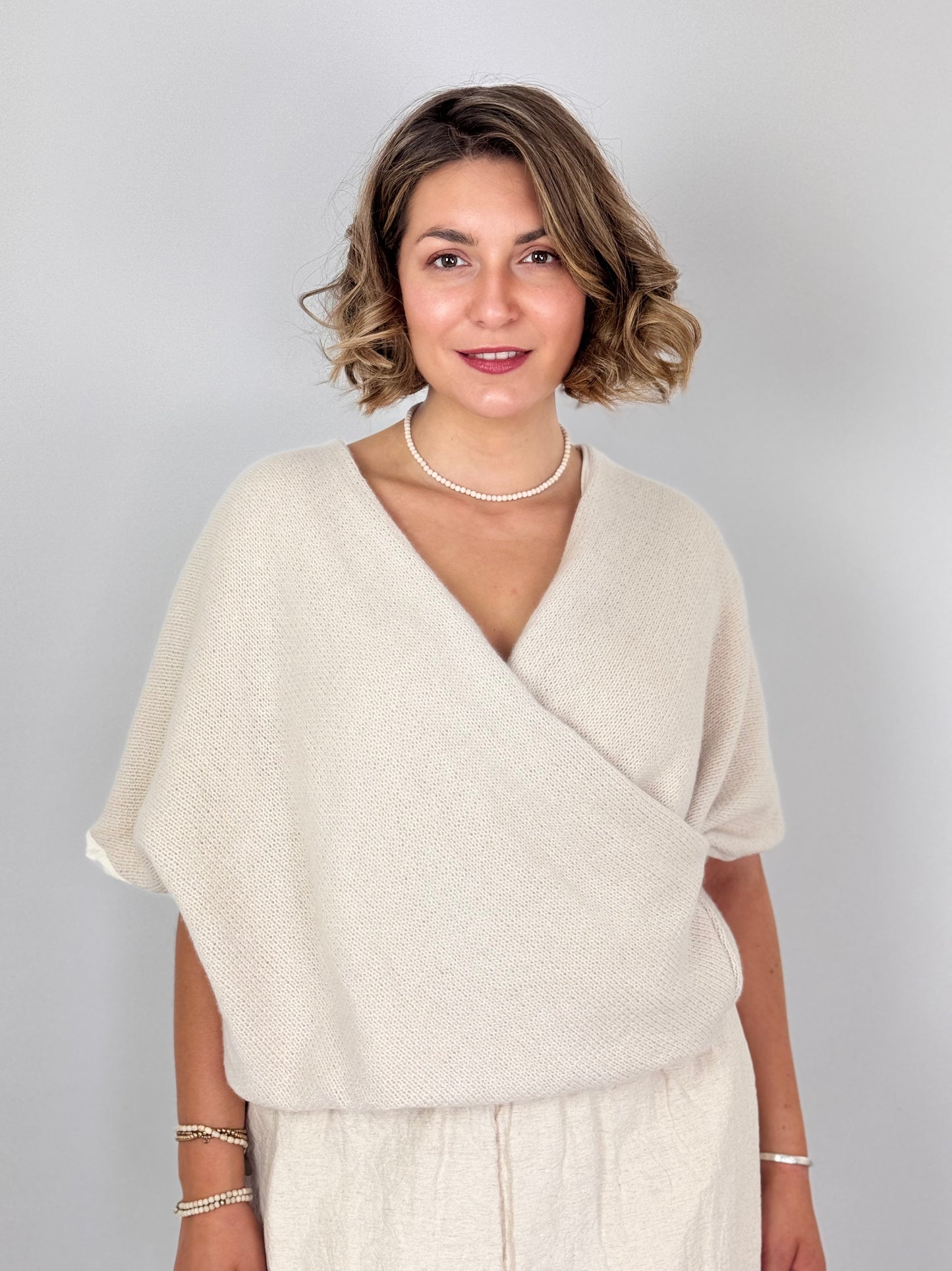 Elsa Esturgie Omega Jumper Ecru