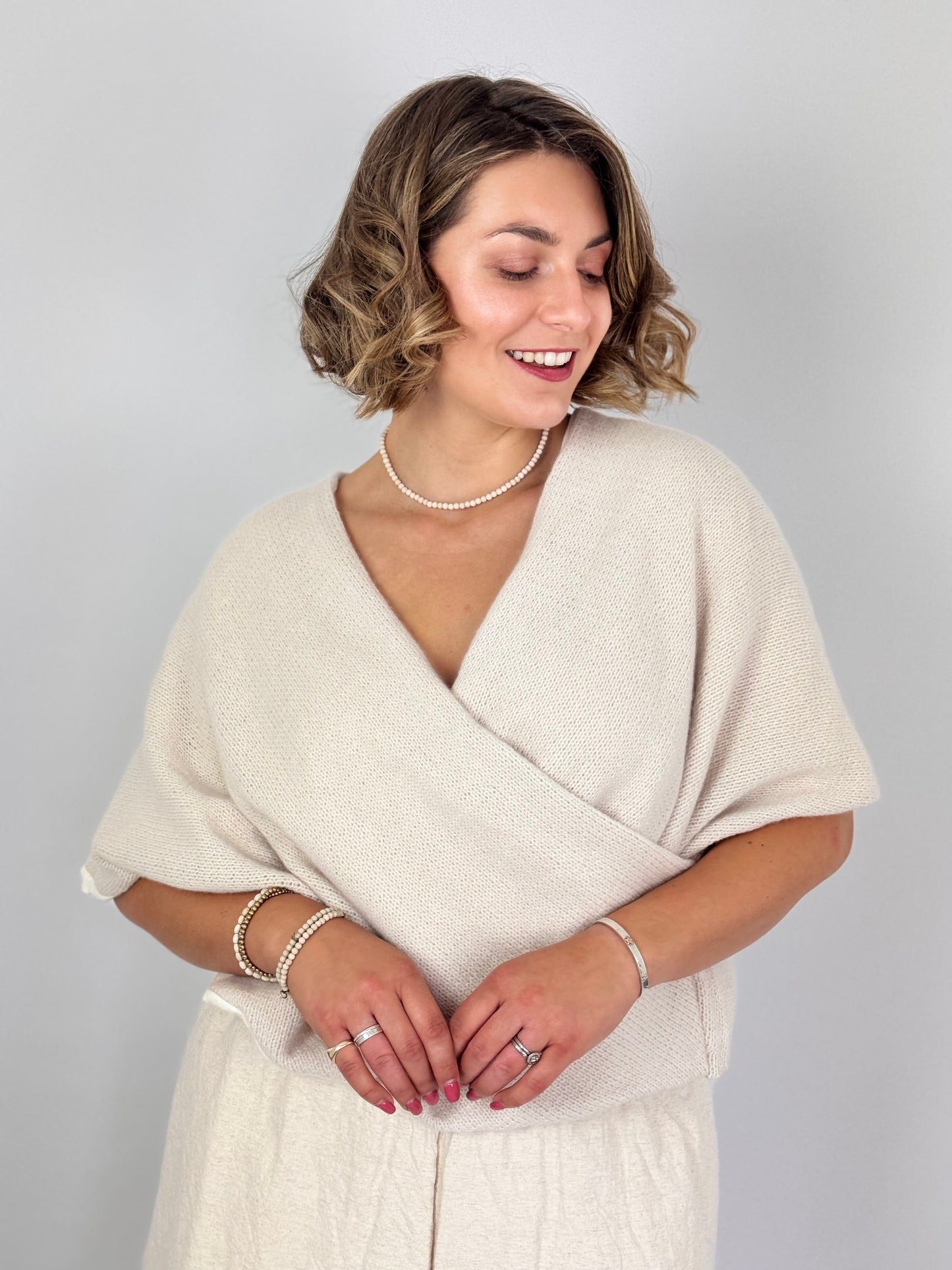 Elsa Esturgie Omega Jumper Ecru