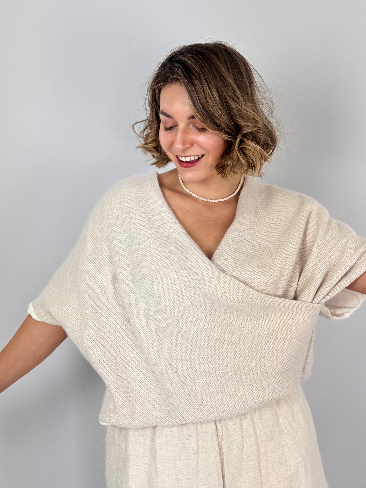 Elsa Esturgie Omega Jumper Ecru