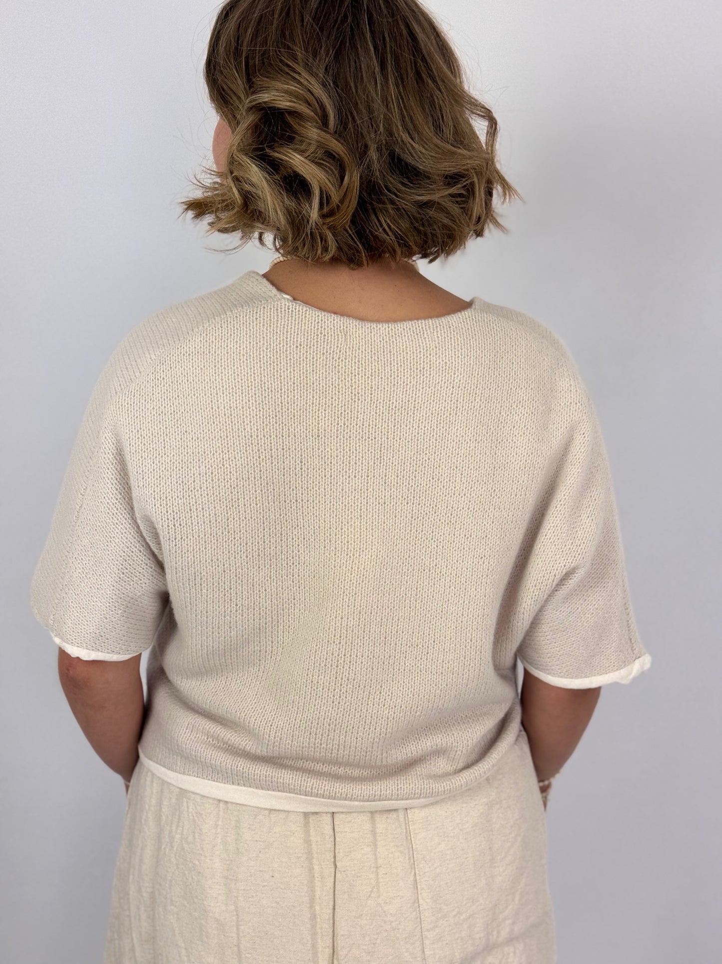 Elsa Esturgie Omega Jumper Ecru