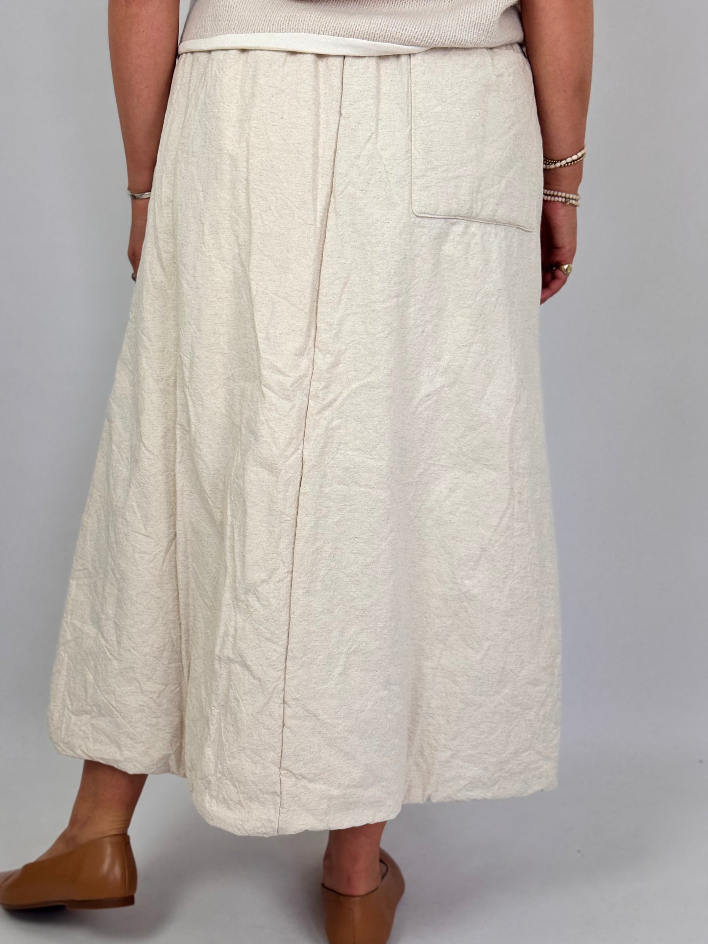 Elsa Esturgie Oursin Skirt Ecru
