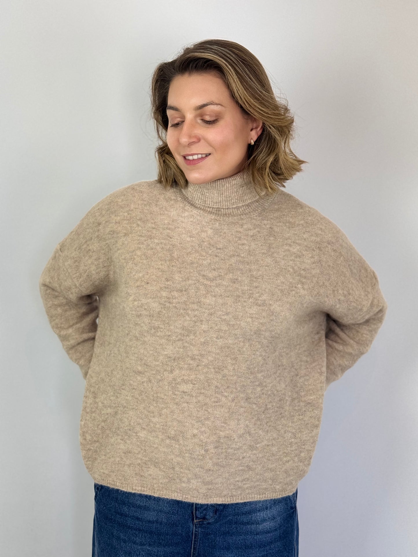 SibinLinnebjerg Maribel Jumper Sand