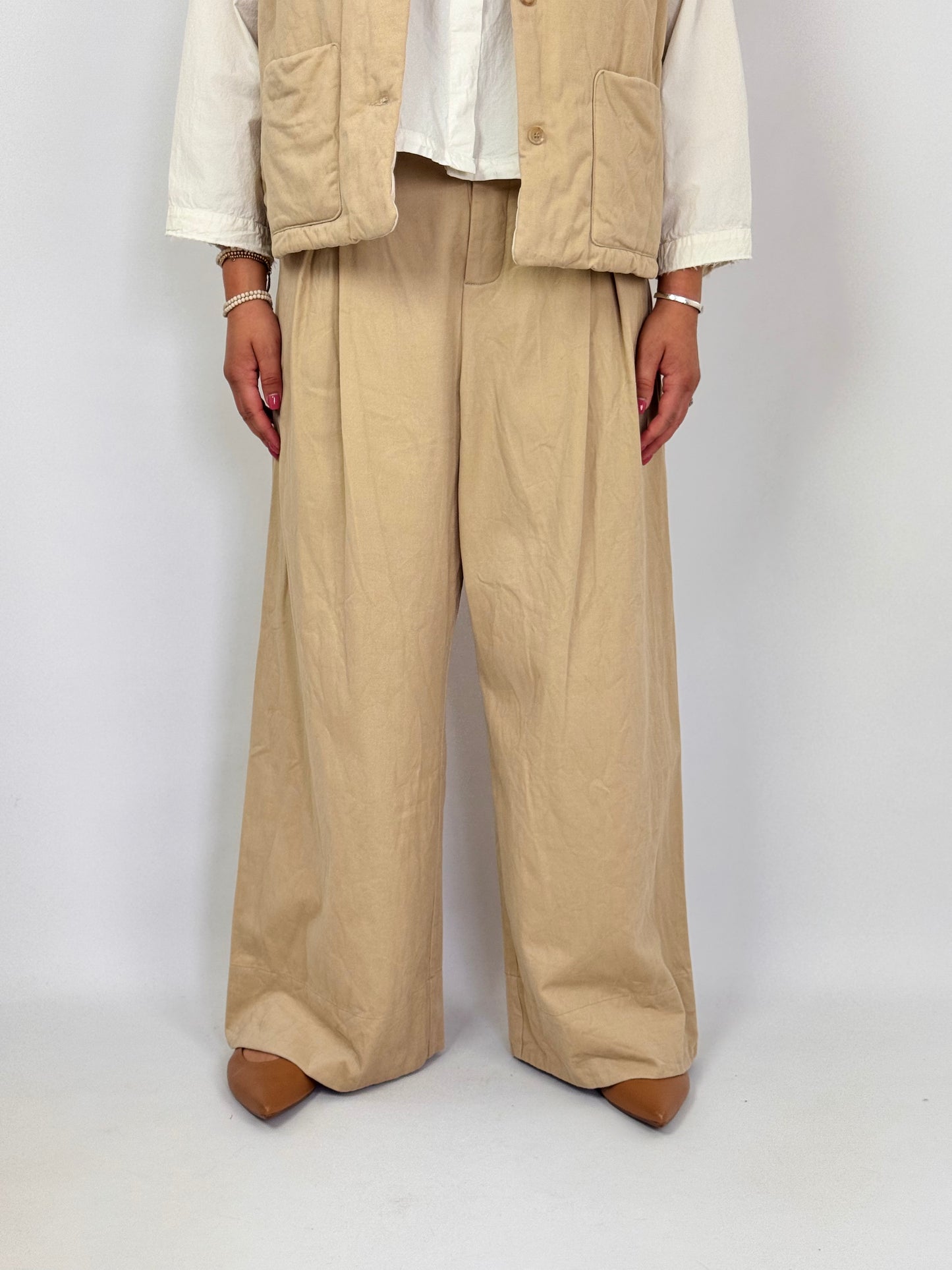 Elsa Esturgie Okapi Trousers Sand