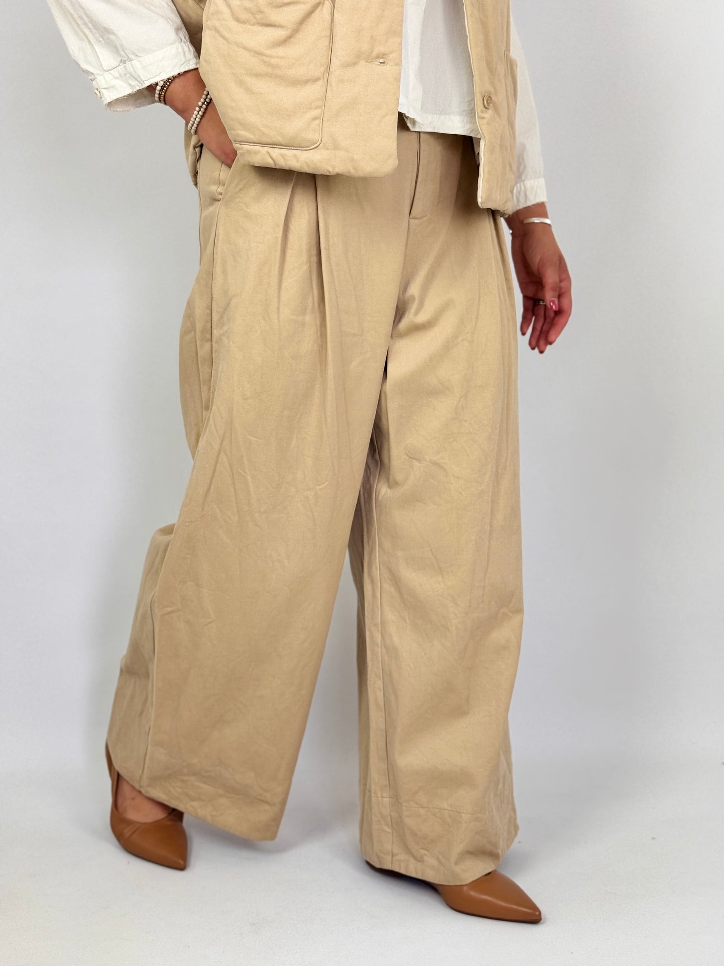 Elsa Esturgie Okapi Trousers Sand