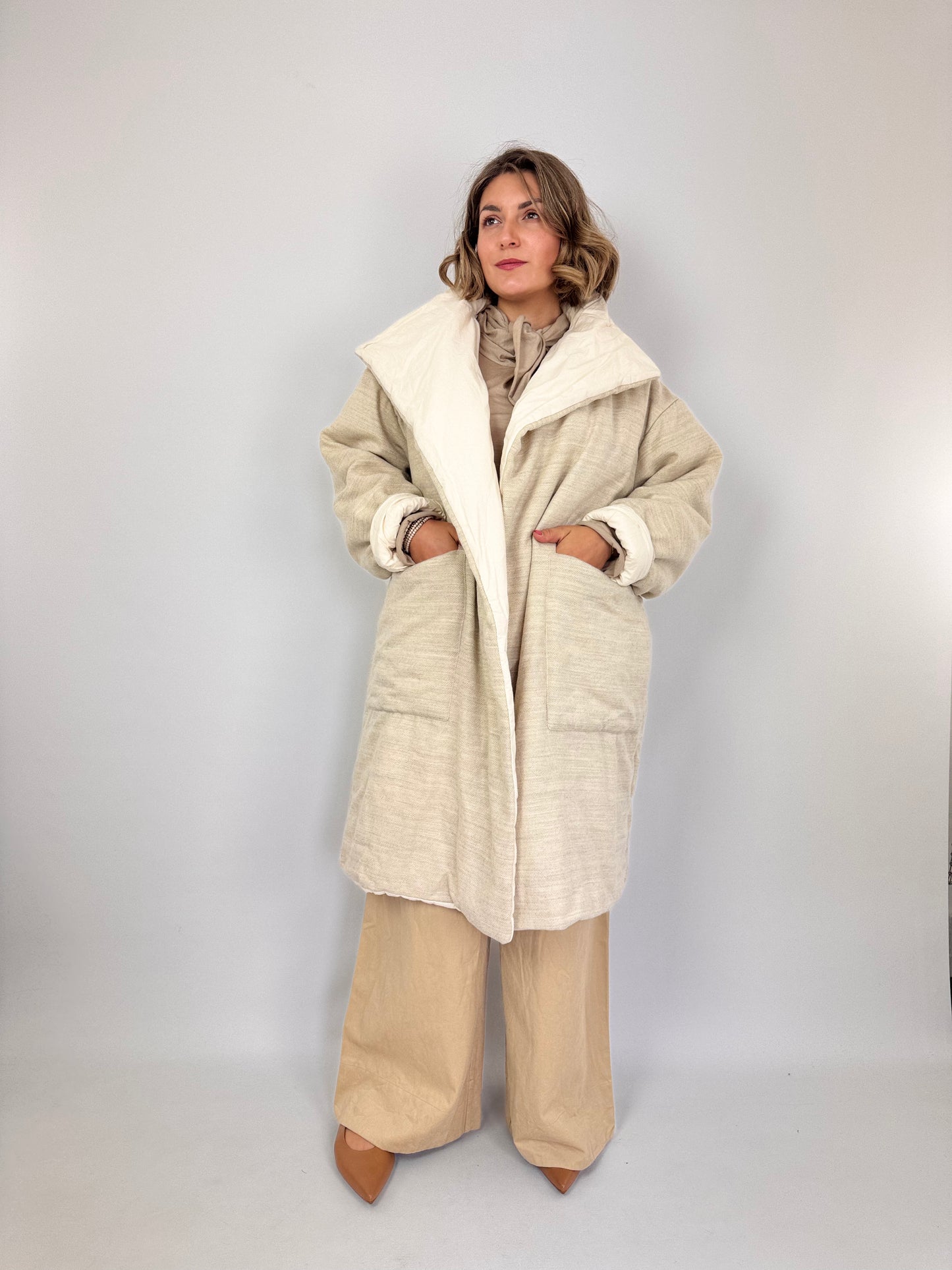 Elsa Esturgie Opera Coat Ecru