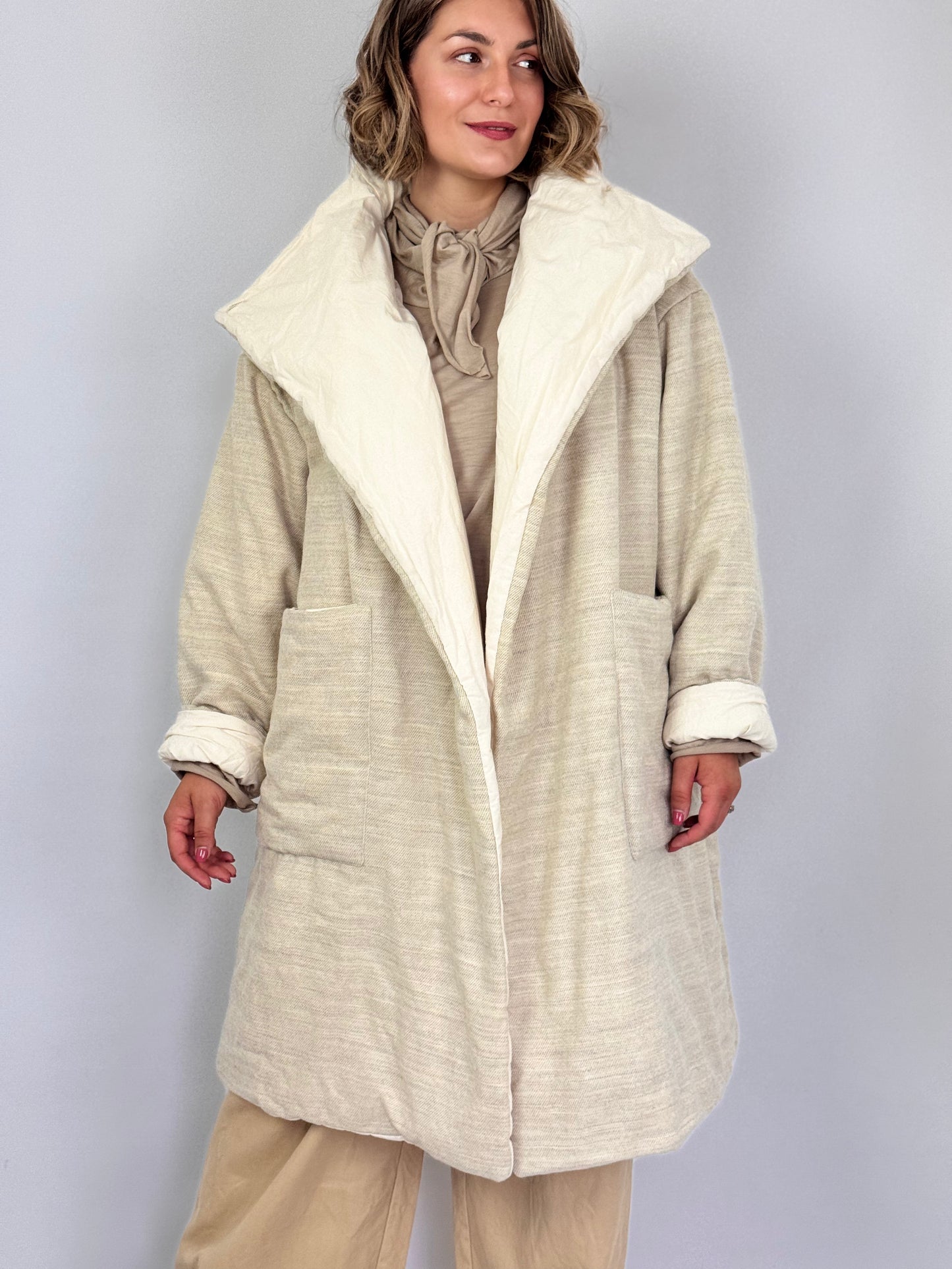 Elsa Esturgie Opera Coat Ecru
