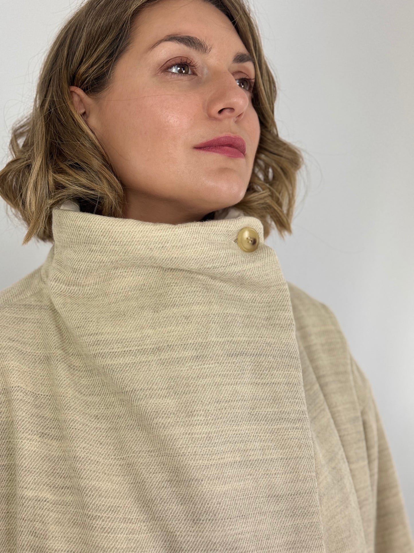 Elsa Esturgie Opera Coat Ecru