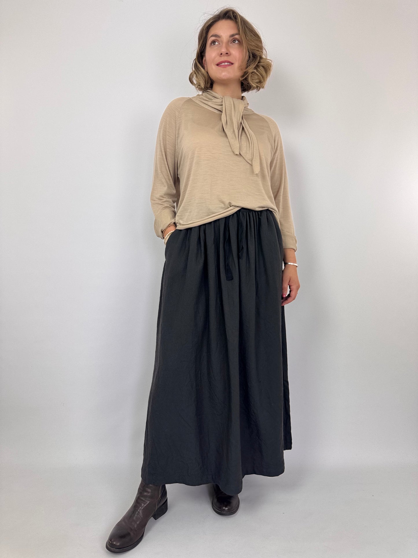 Elsa Esturgie Ocelle Skirt Carbon