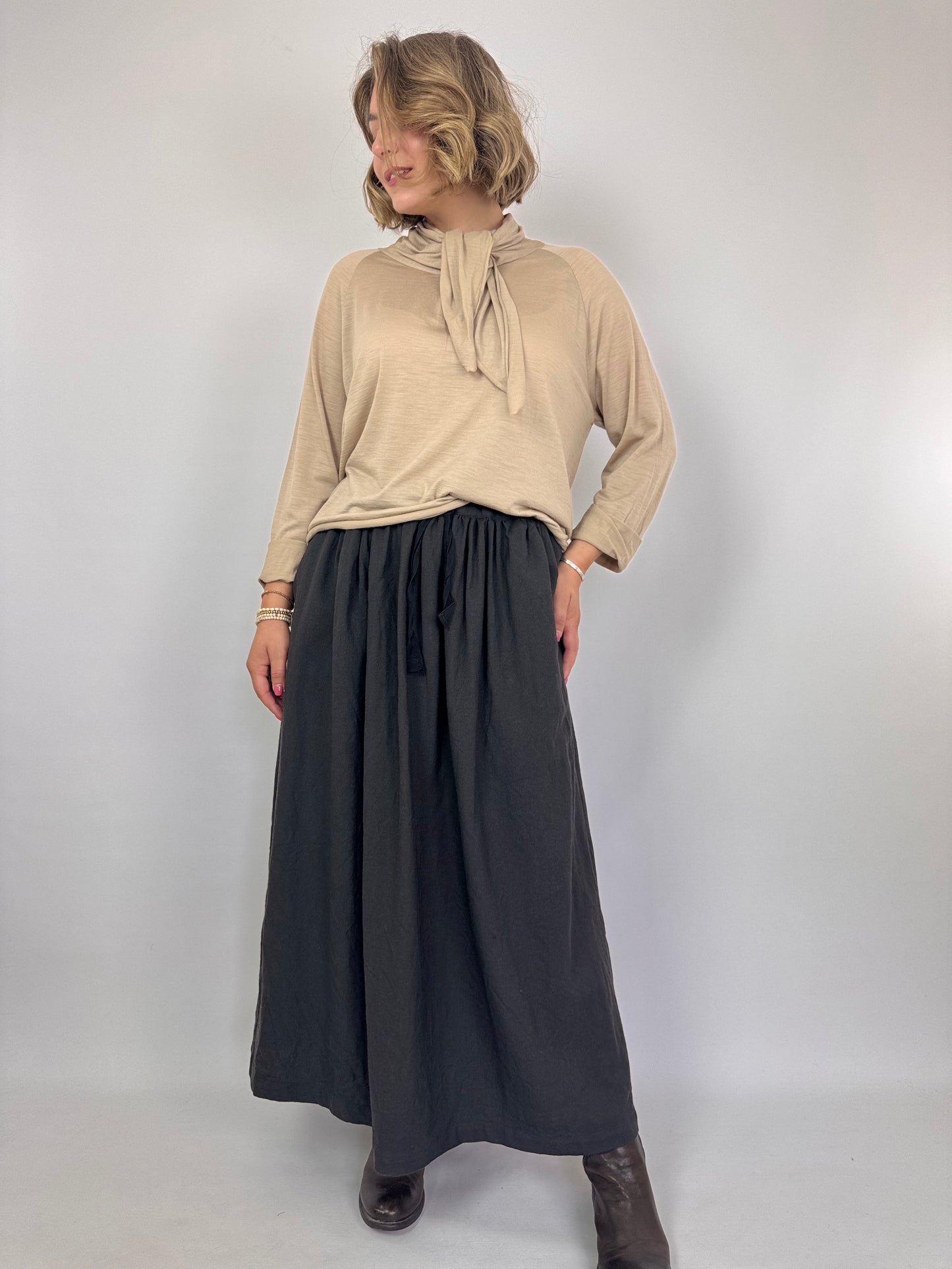 Elsa Esturgie Ocelle Skirt Carbon
