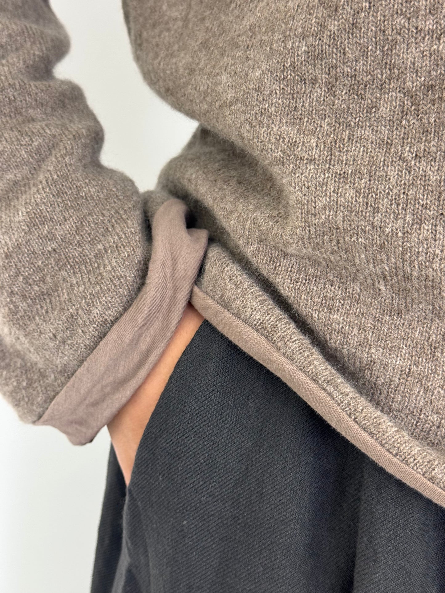 Elsa Esturgie Orage Jumper Taupe