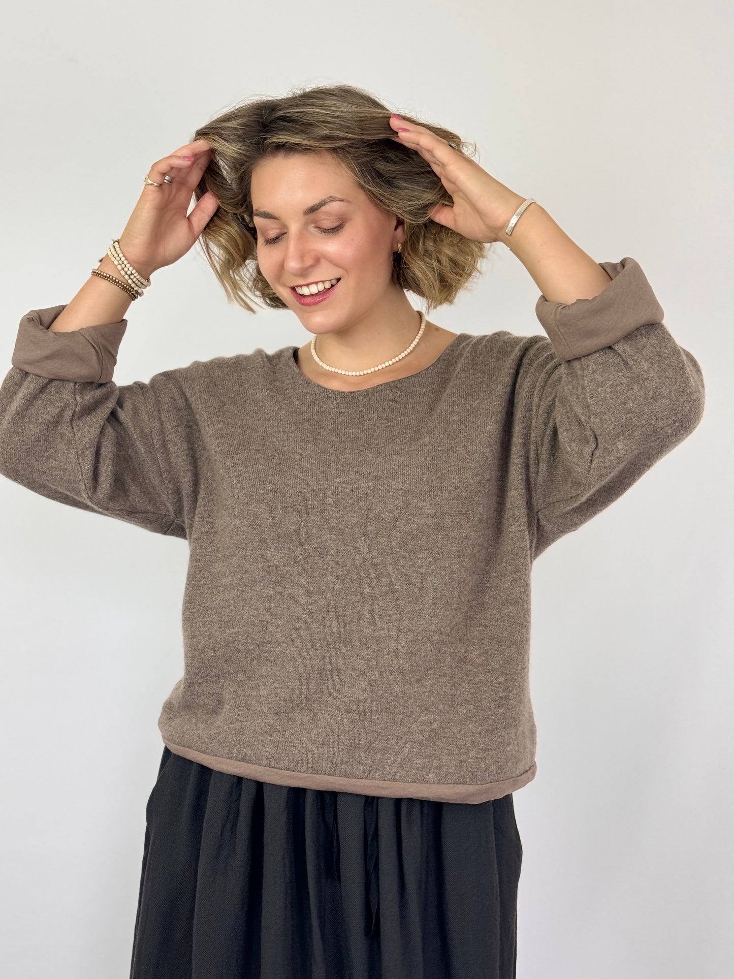 Elsa Esturgie Oubli Jumper Taupe