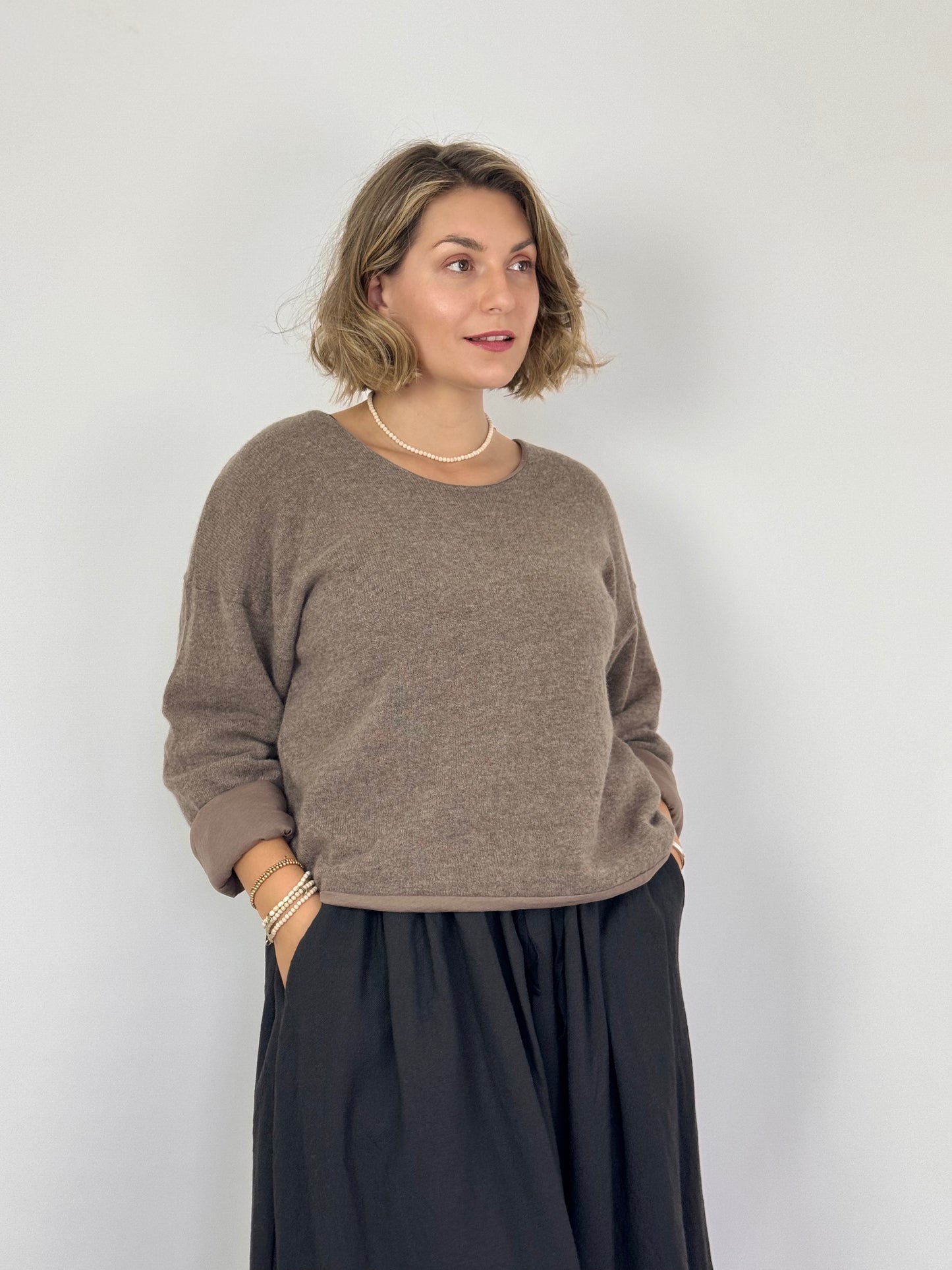 Elsa Esturgie Oubli Jumper Taupe