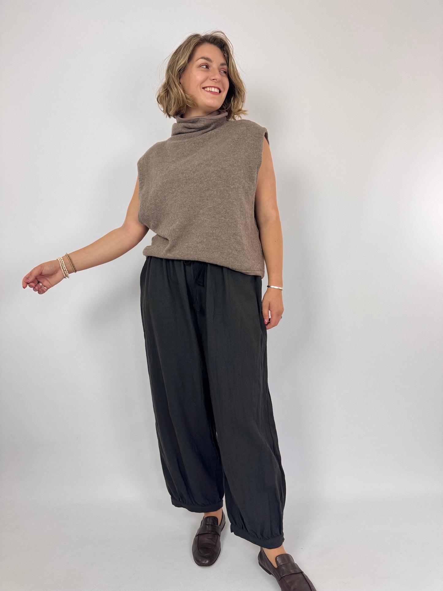 Elsa Esturgie Octobre Jumper Taupe