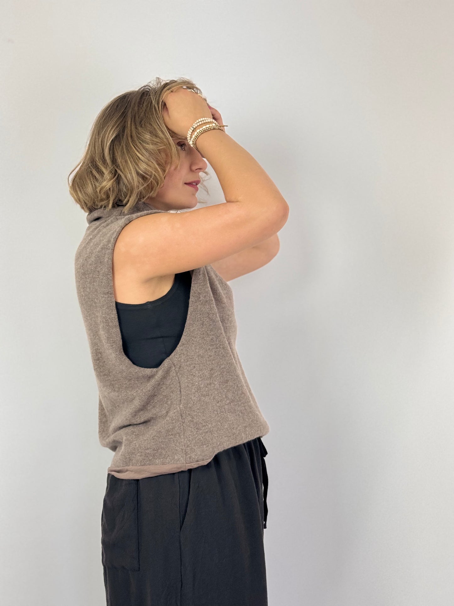 Elsa Esturgie Octobre Jumper Taupe