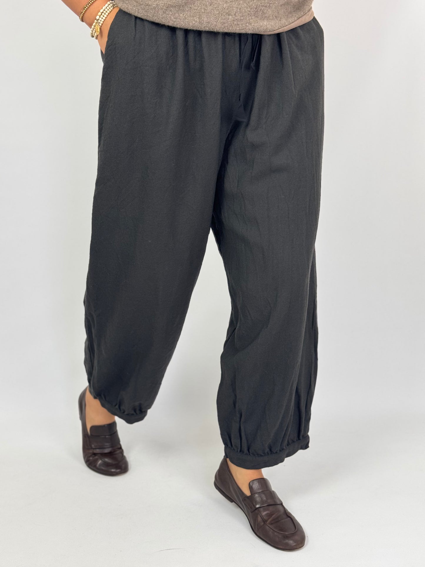 Elsa Esturgie Ocelot Trousers Carbon