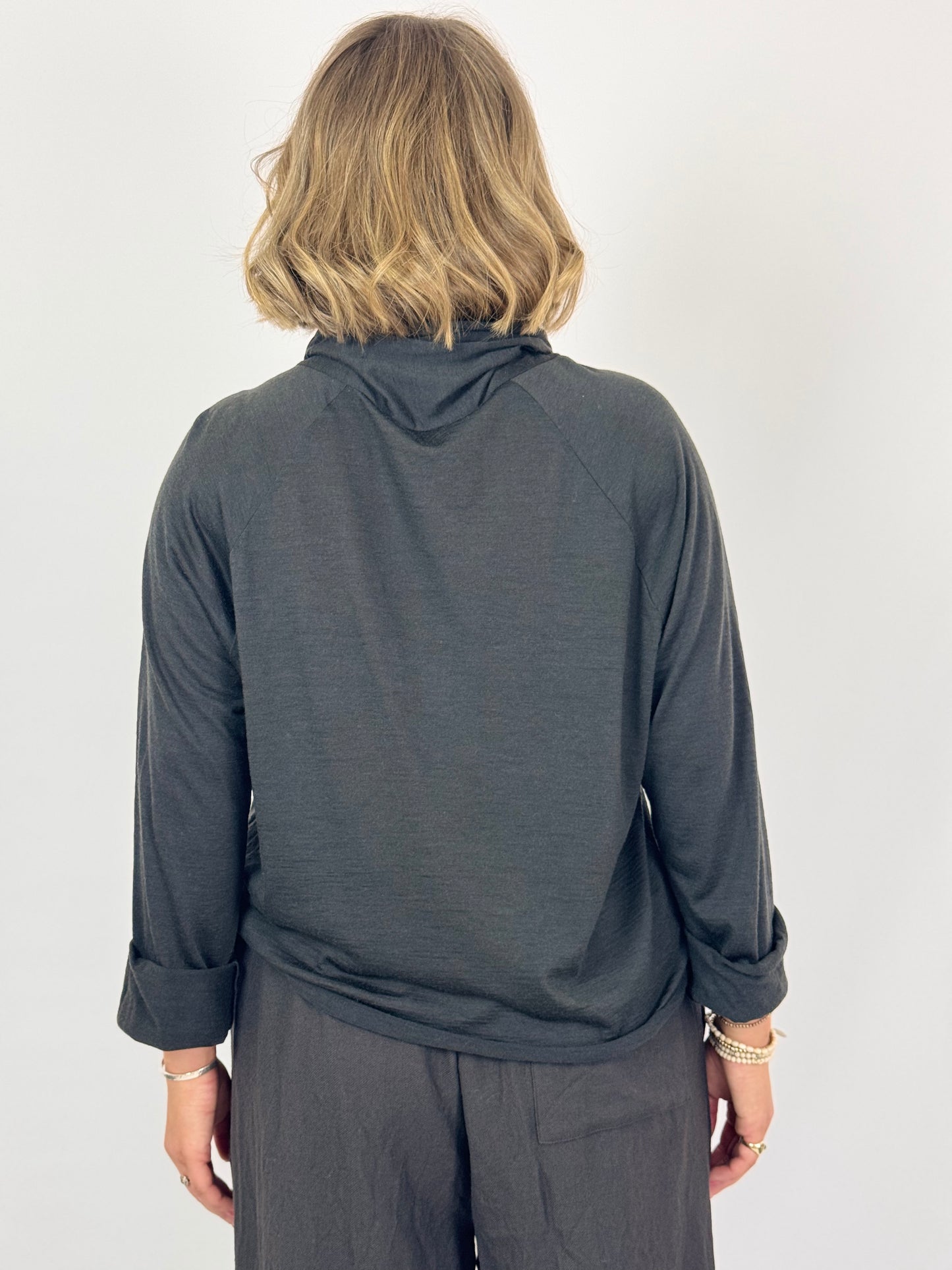Elsa Esturgie Ombelle Blouse Carbon