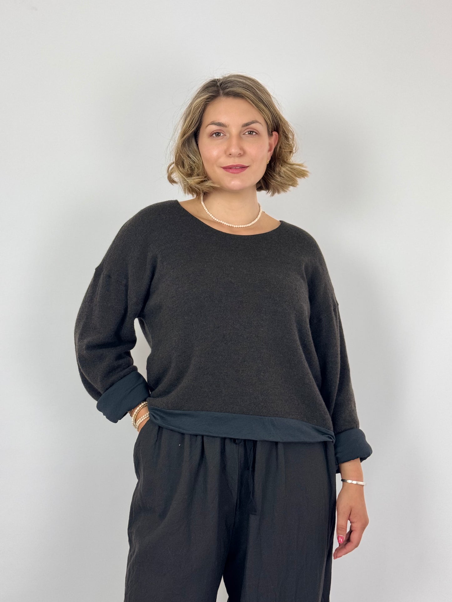 Elsa Esturgie Oubli Jumper Brown