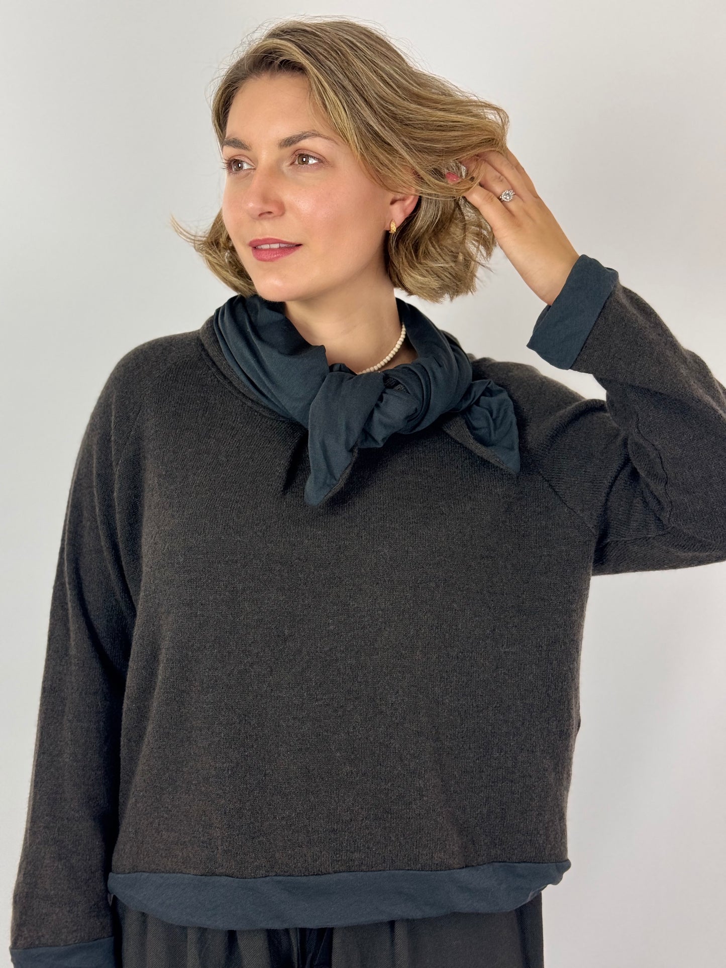Elsa Esturgie Orage Jumper Brown
