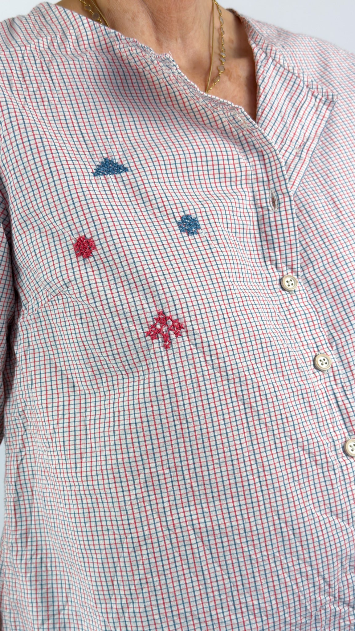 Ewa i Walla Rachelle Blouse Check