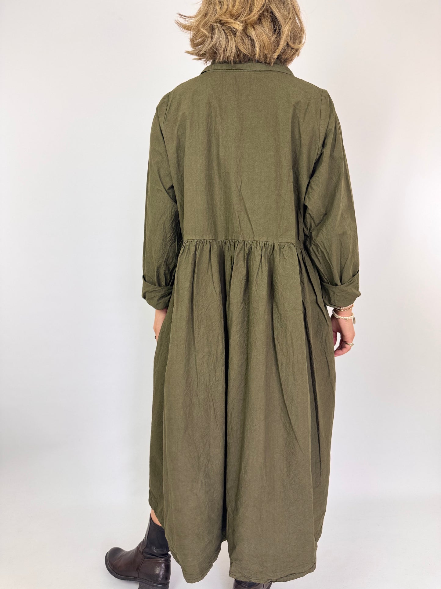 Privatsachen Brüllook Coat Dress Lorbeer