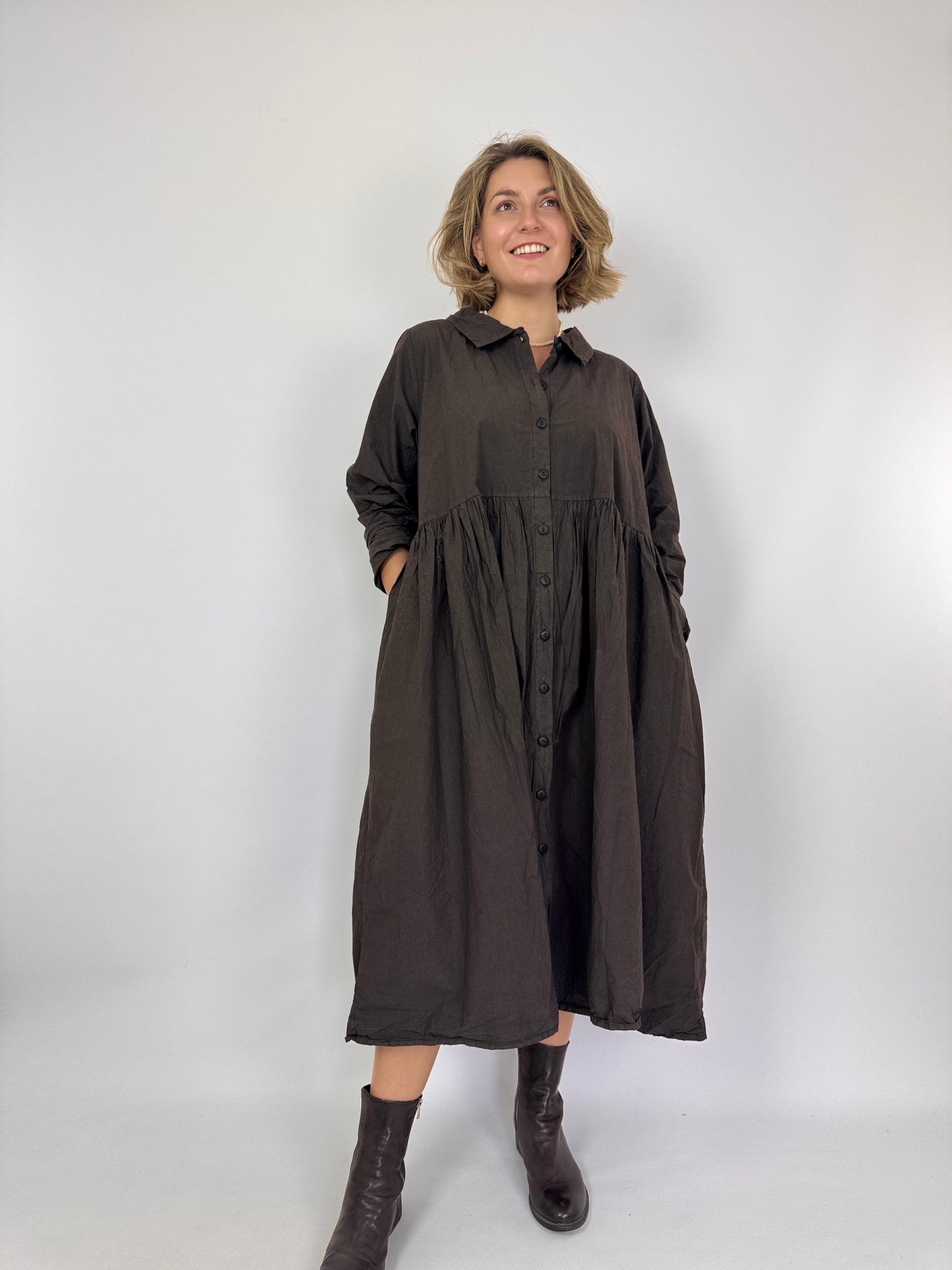 Privatsachen Brüllook Coat Dress Choco