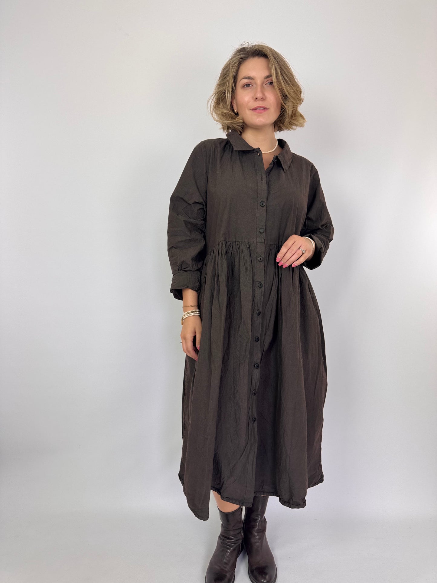 Privatsachen Brüllook Coat Dress Choco