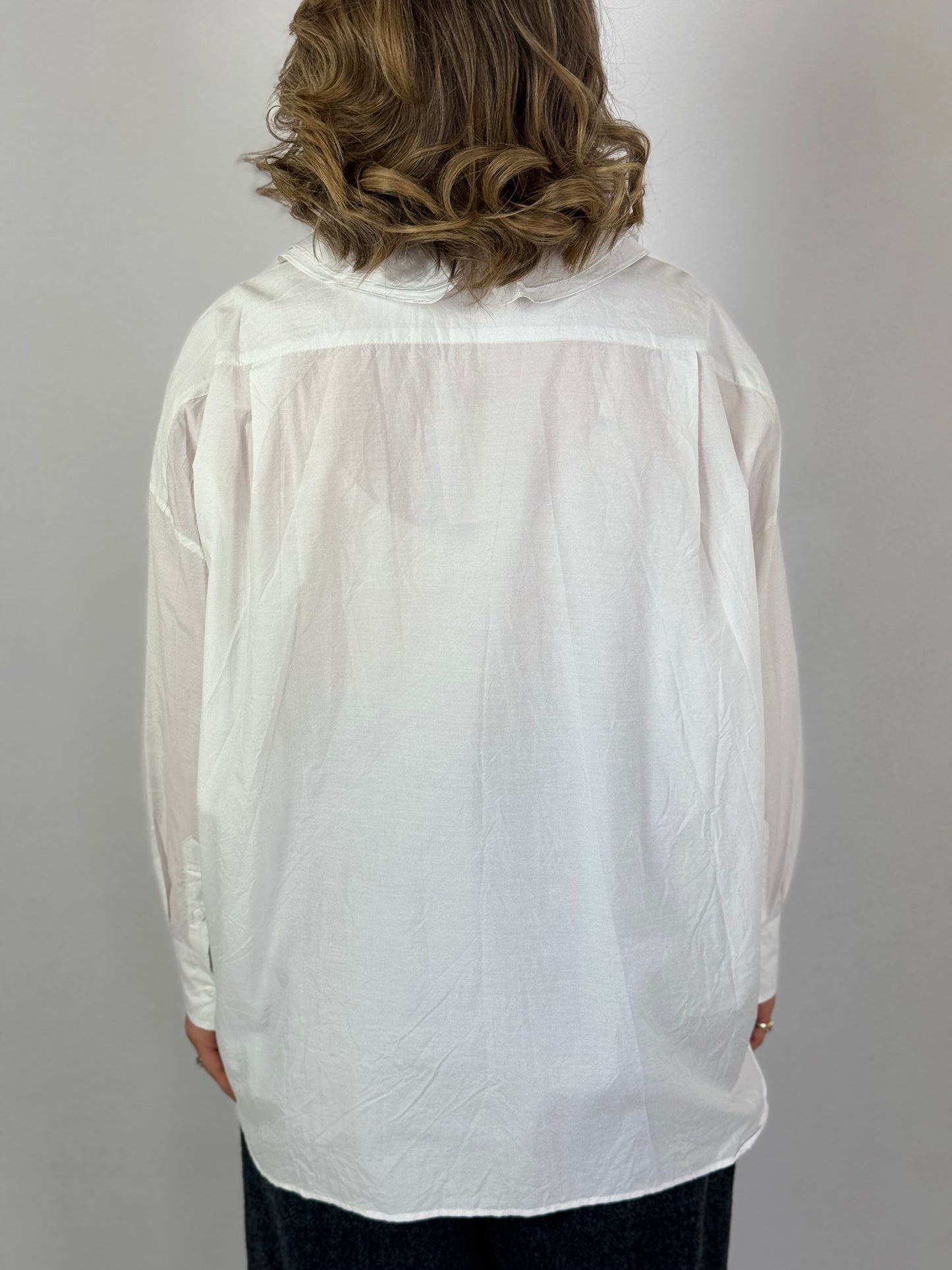 TouJours Baggy Shirt Smoke White