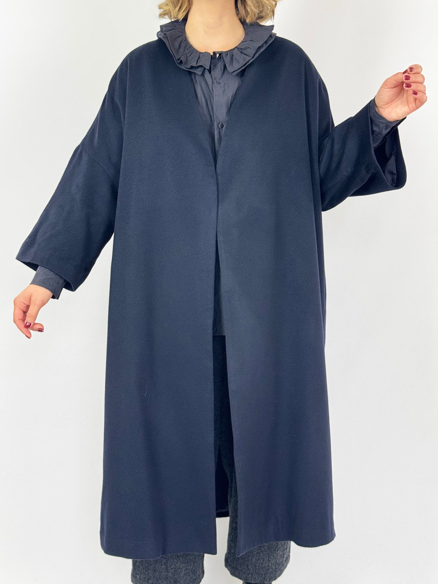TouJours Evening Coat Navy