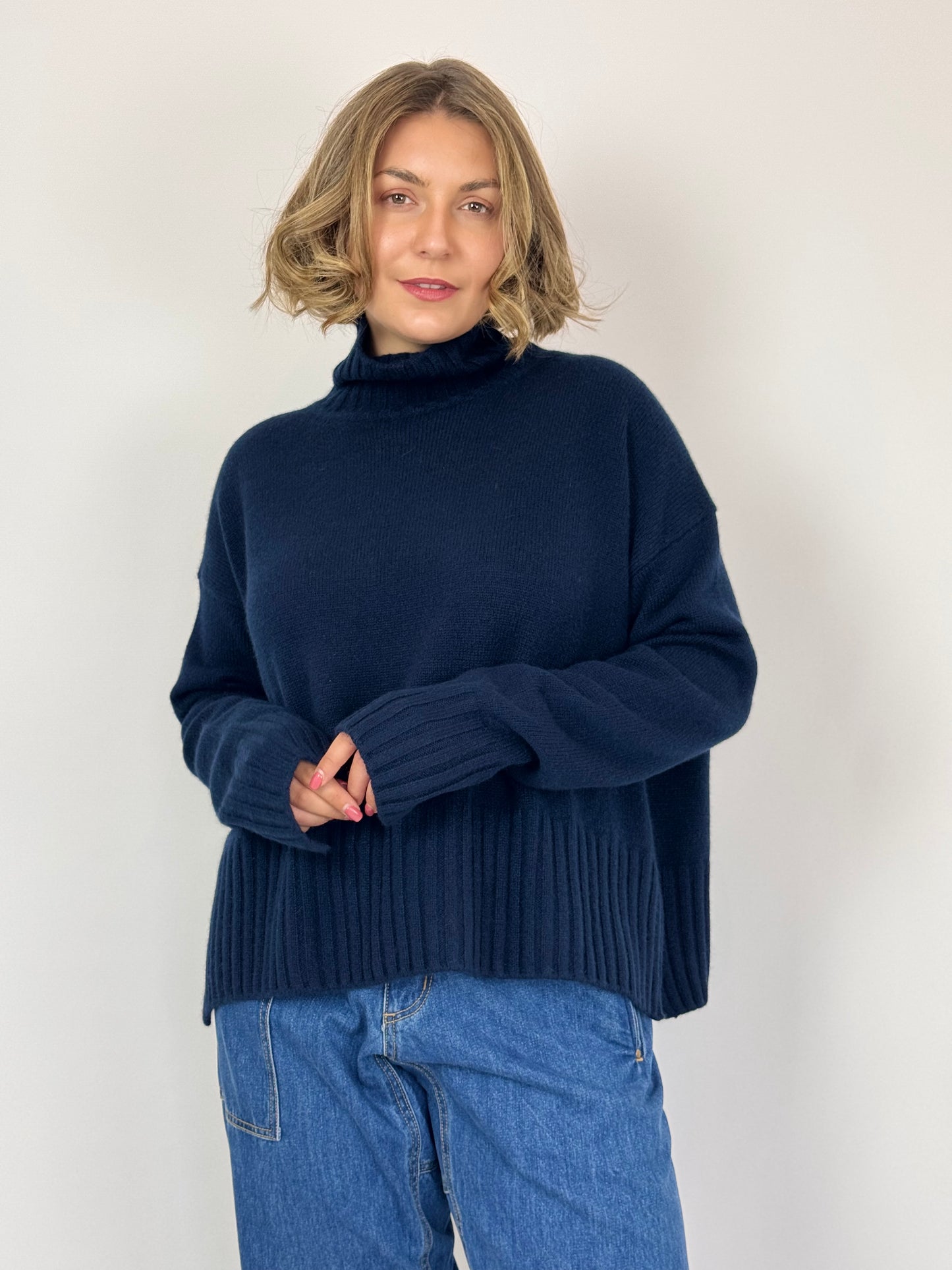 Vic & Bert Fred Jumper Navy