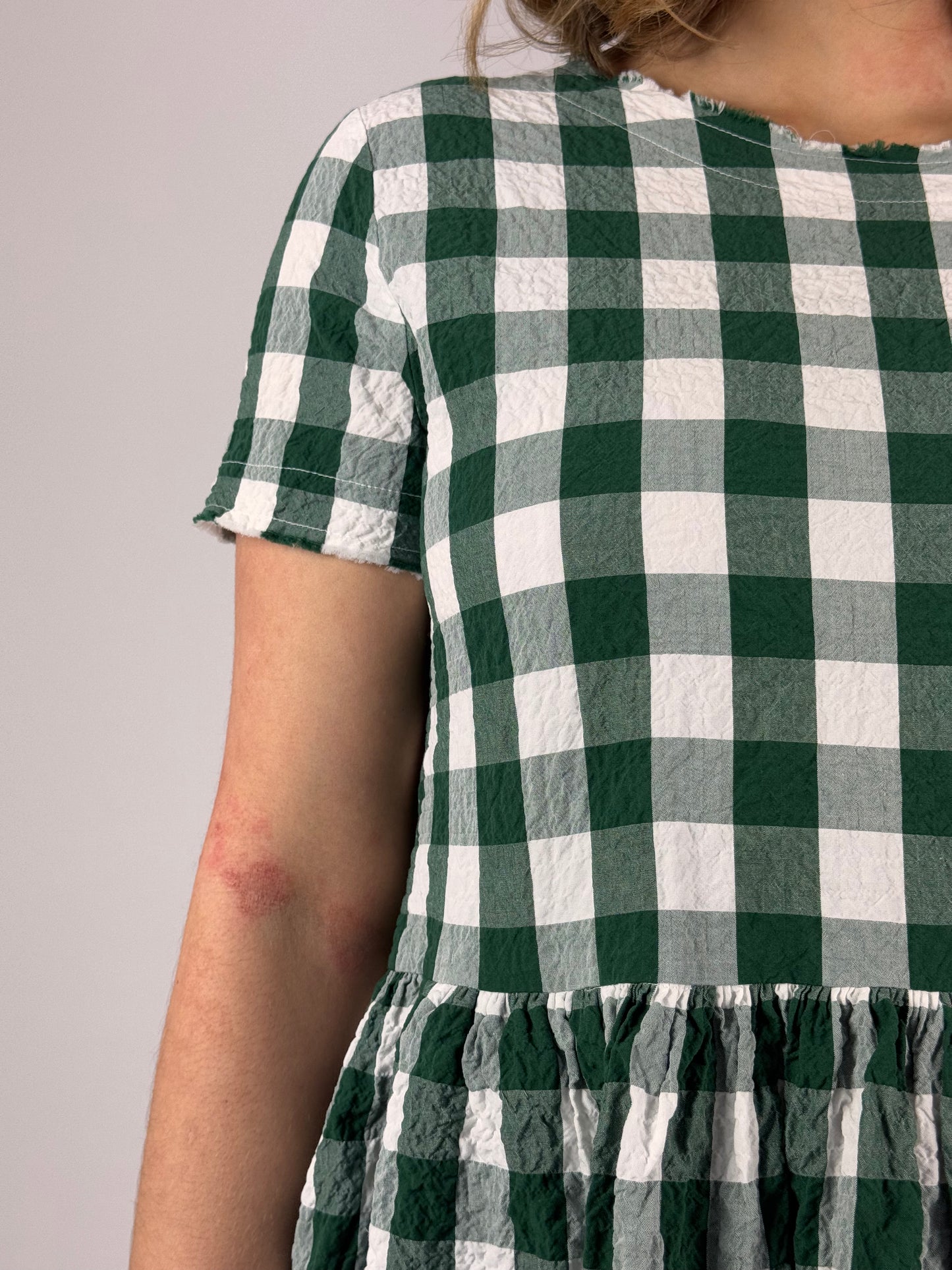Hannoh Wessel Demi Dress Green Check