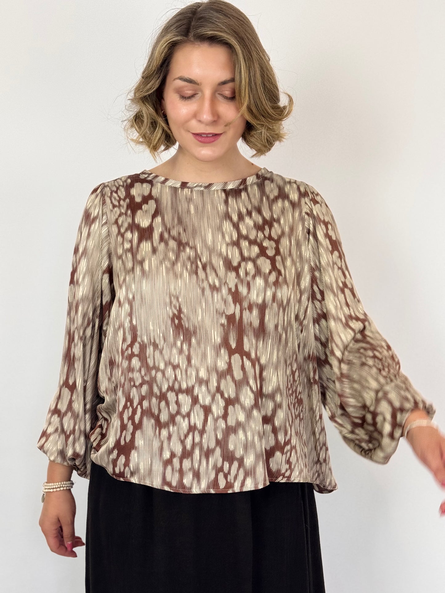Diega Tylea Blouse Ecru Brique