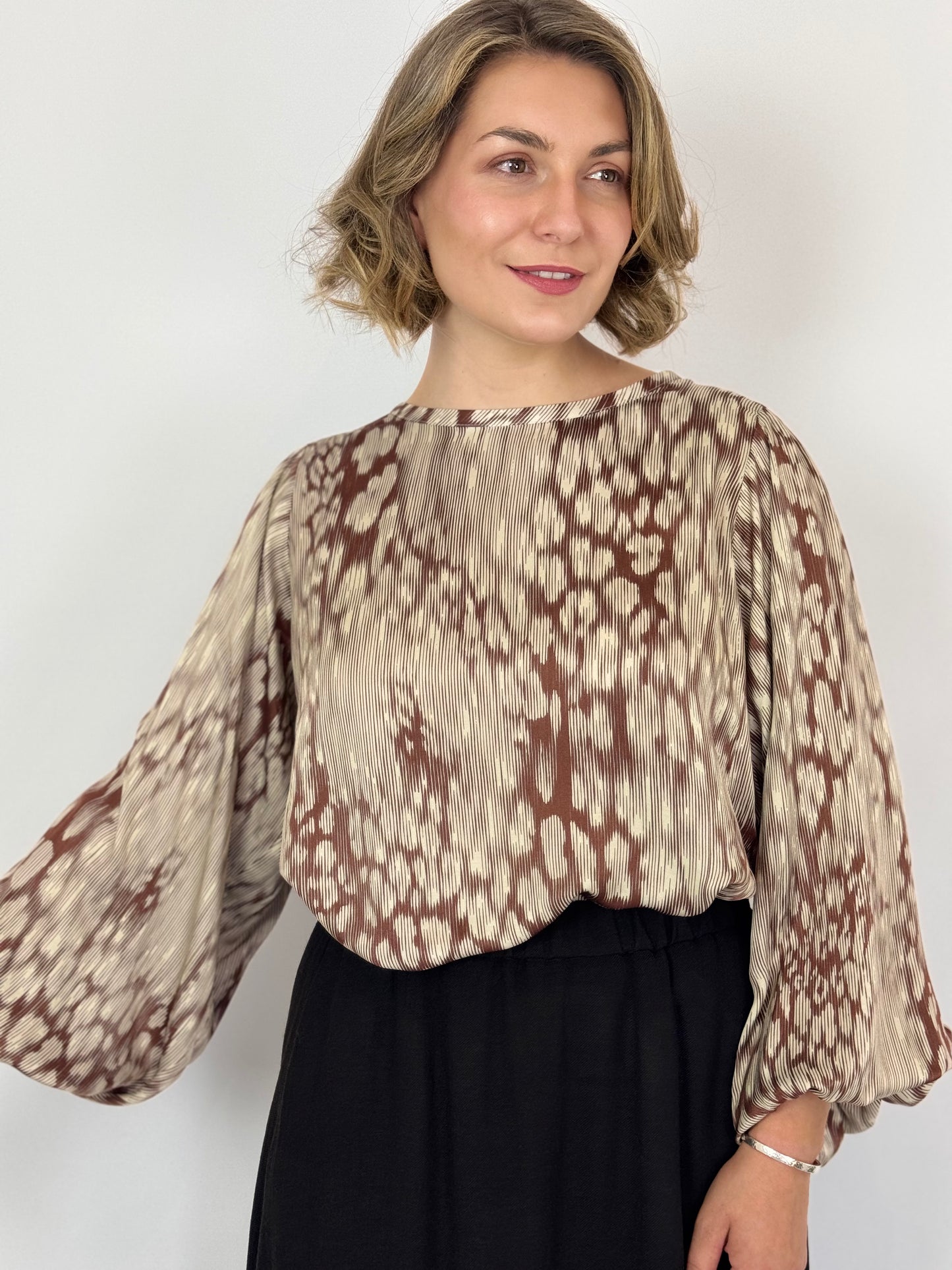 Diega Tylea Blouse Ecru Brique