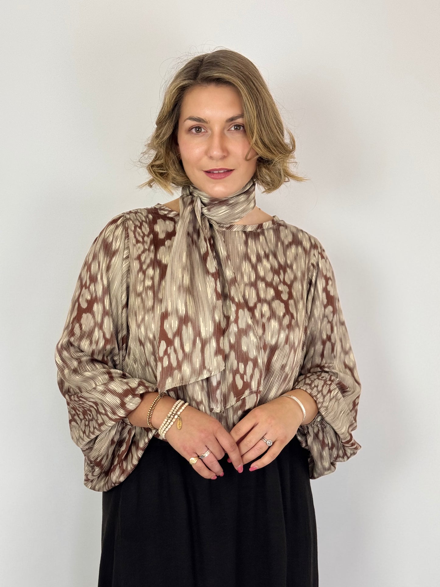 Diega Tylea Blouse Ecru Brique