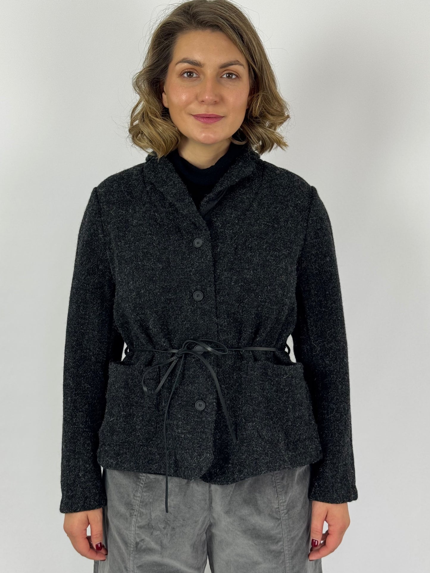 Manuelle Guibal 6942 Tweedy Jacket Graphite