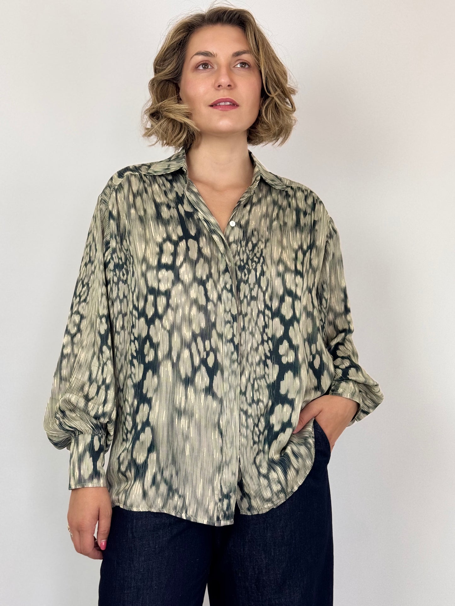 Diega Carina Blouse Ecru Marine