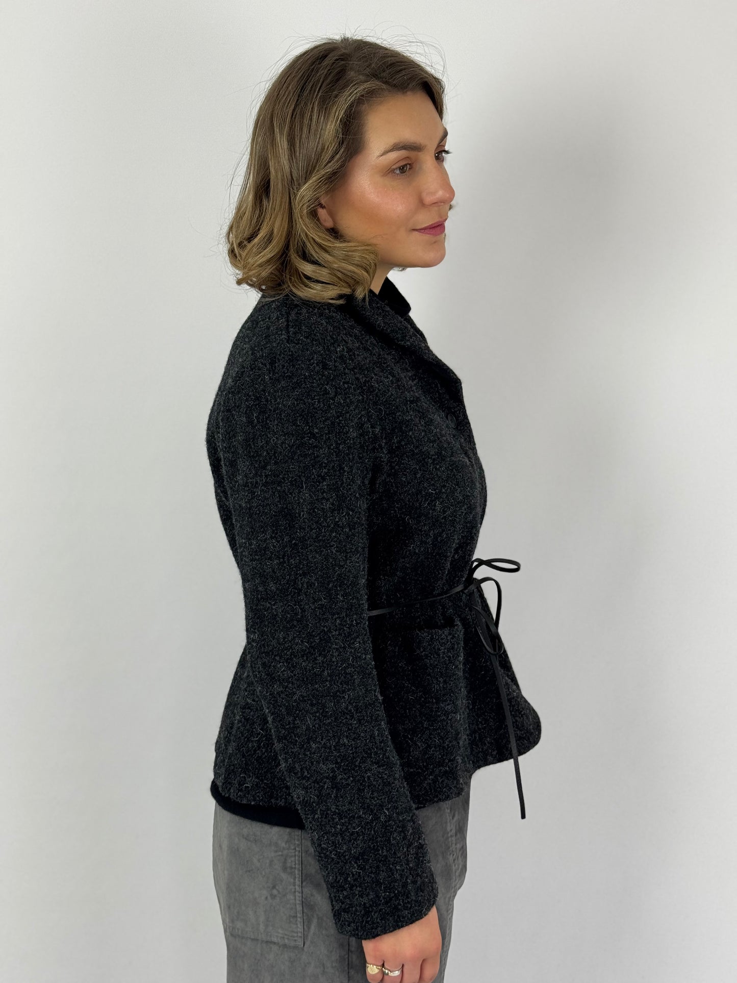 Manuelle Guibal 6942 Tweedy Jacket Graphite
