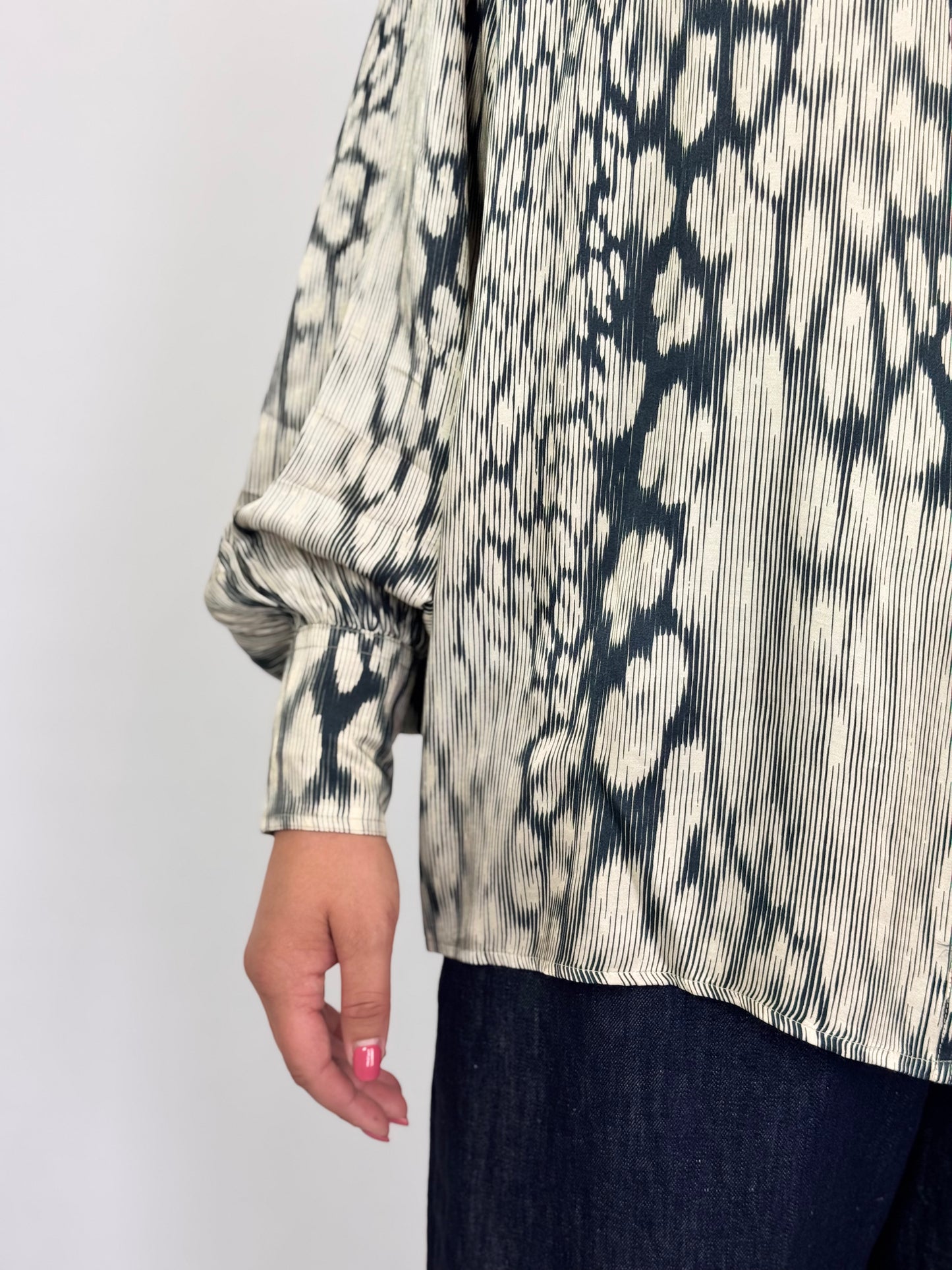 Diega Carina Blouse Ecru Marine