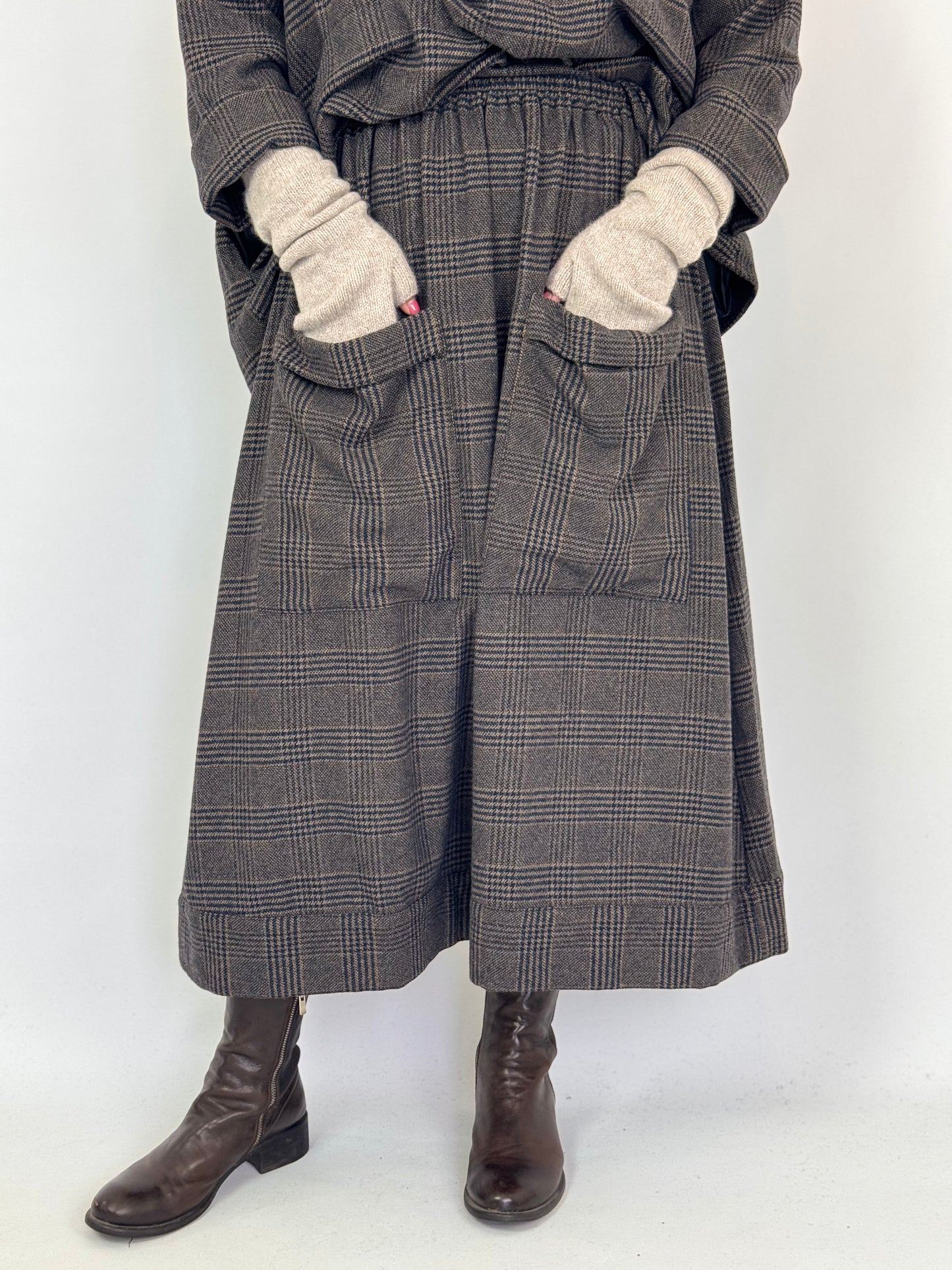 Barbara Lang NAM XXII Skirt Brown Tartan