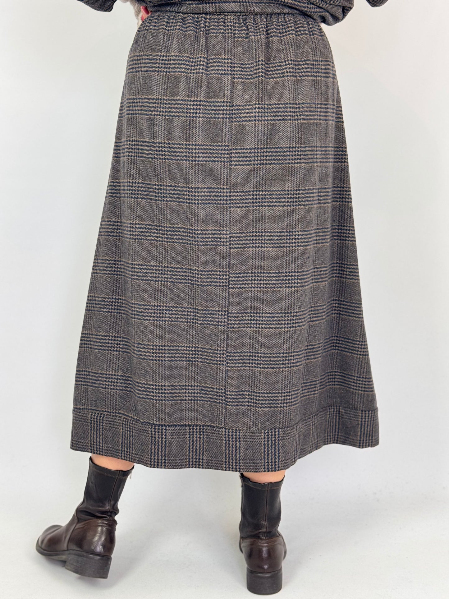 Barbara Lang NAM XXII Skirt Brown Tartan