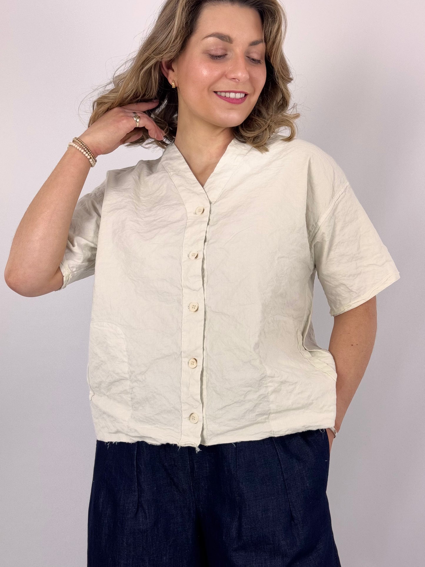 Aequamente 103 Blouse Chalk