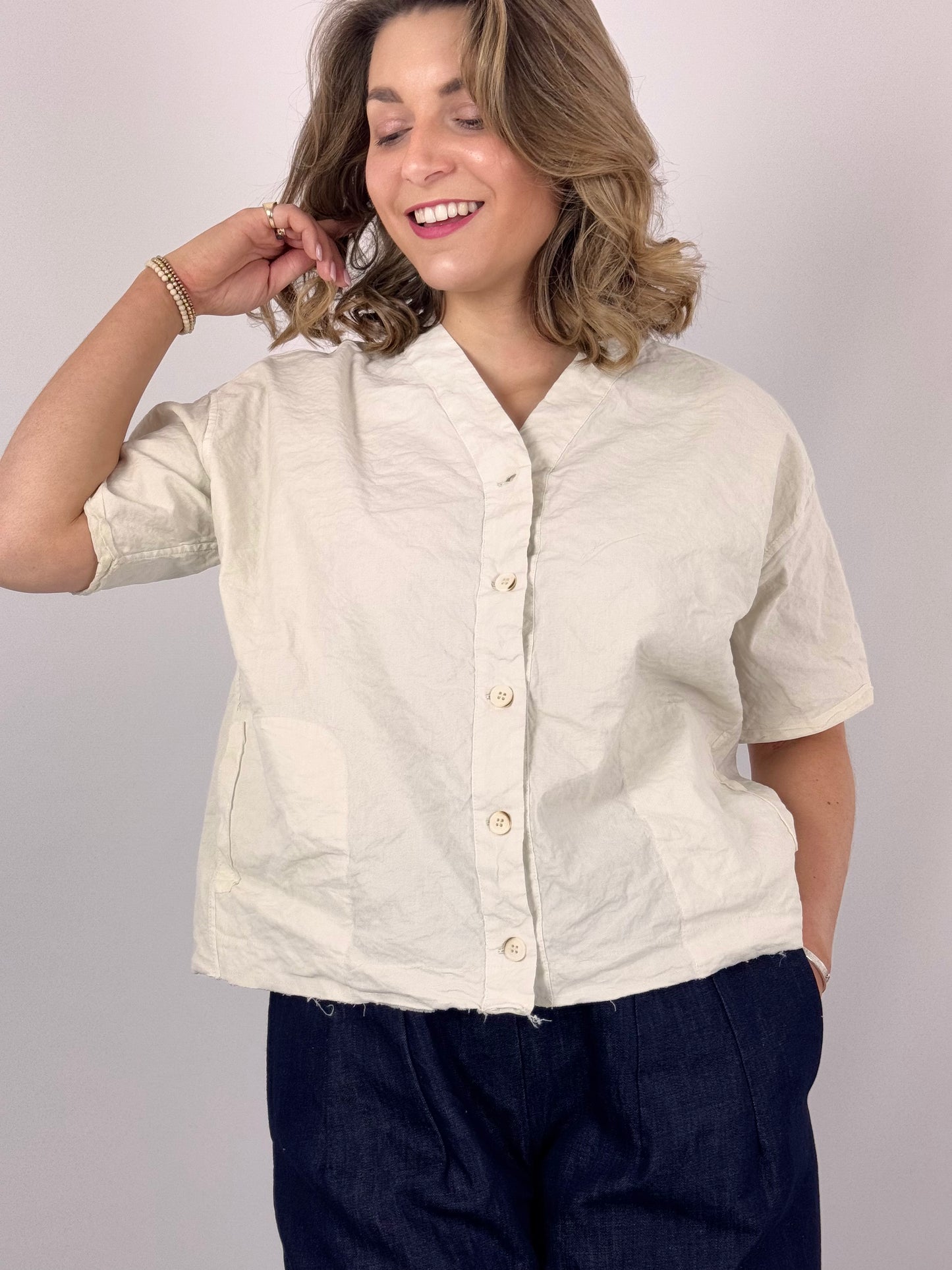 Aequamente 103 Blouse Chalk
