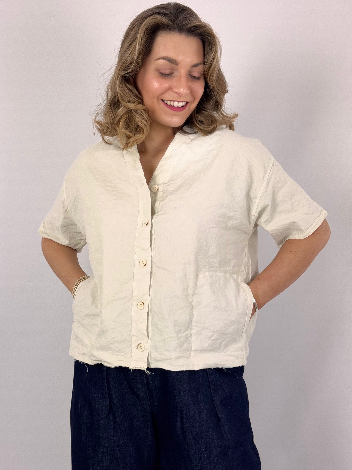 Aequamente 103 Blouse Chalk