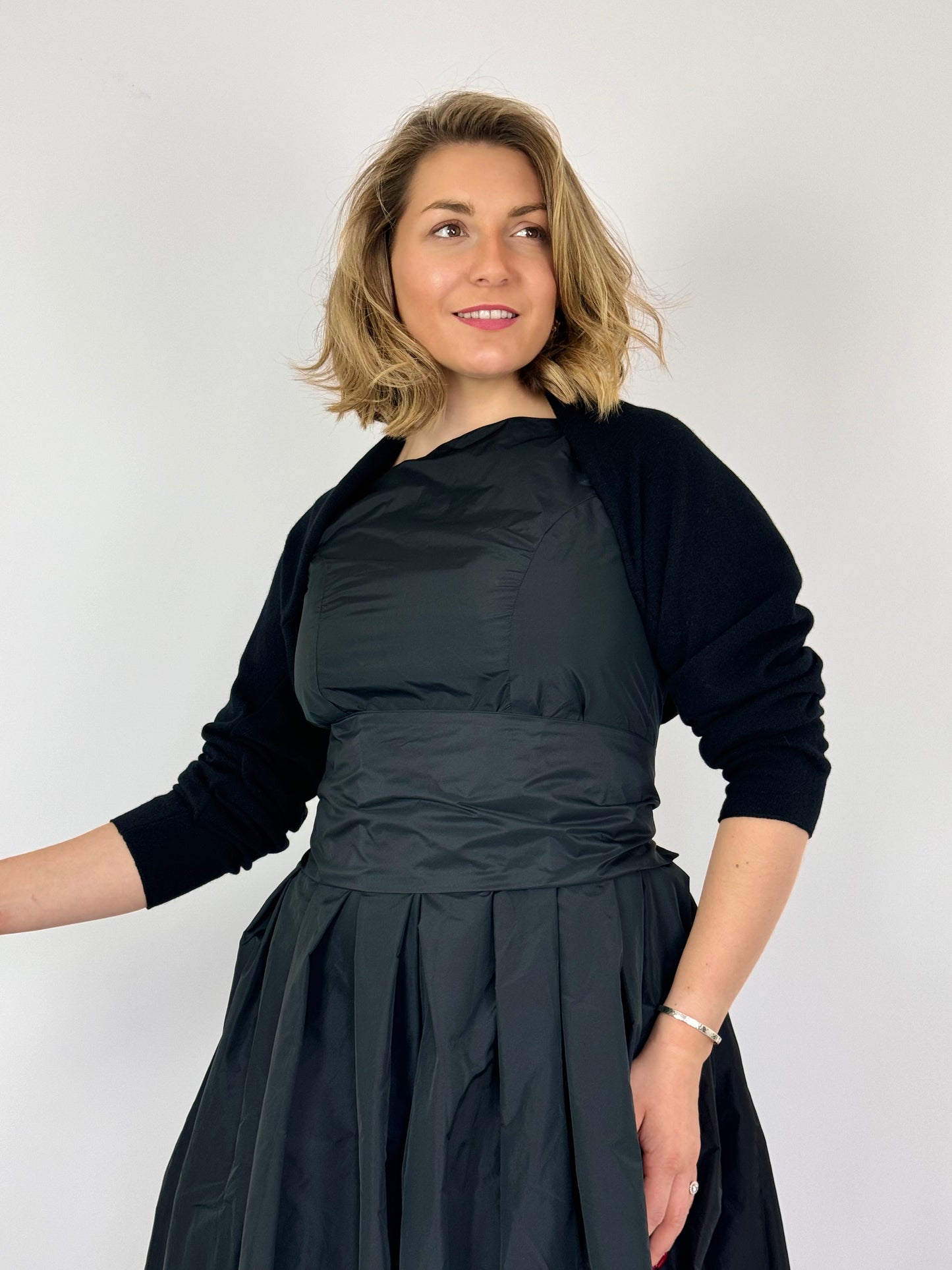 Officinae Open Cardigan Black